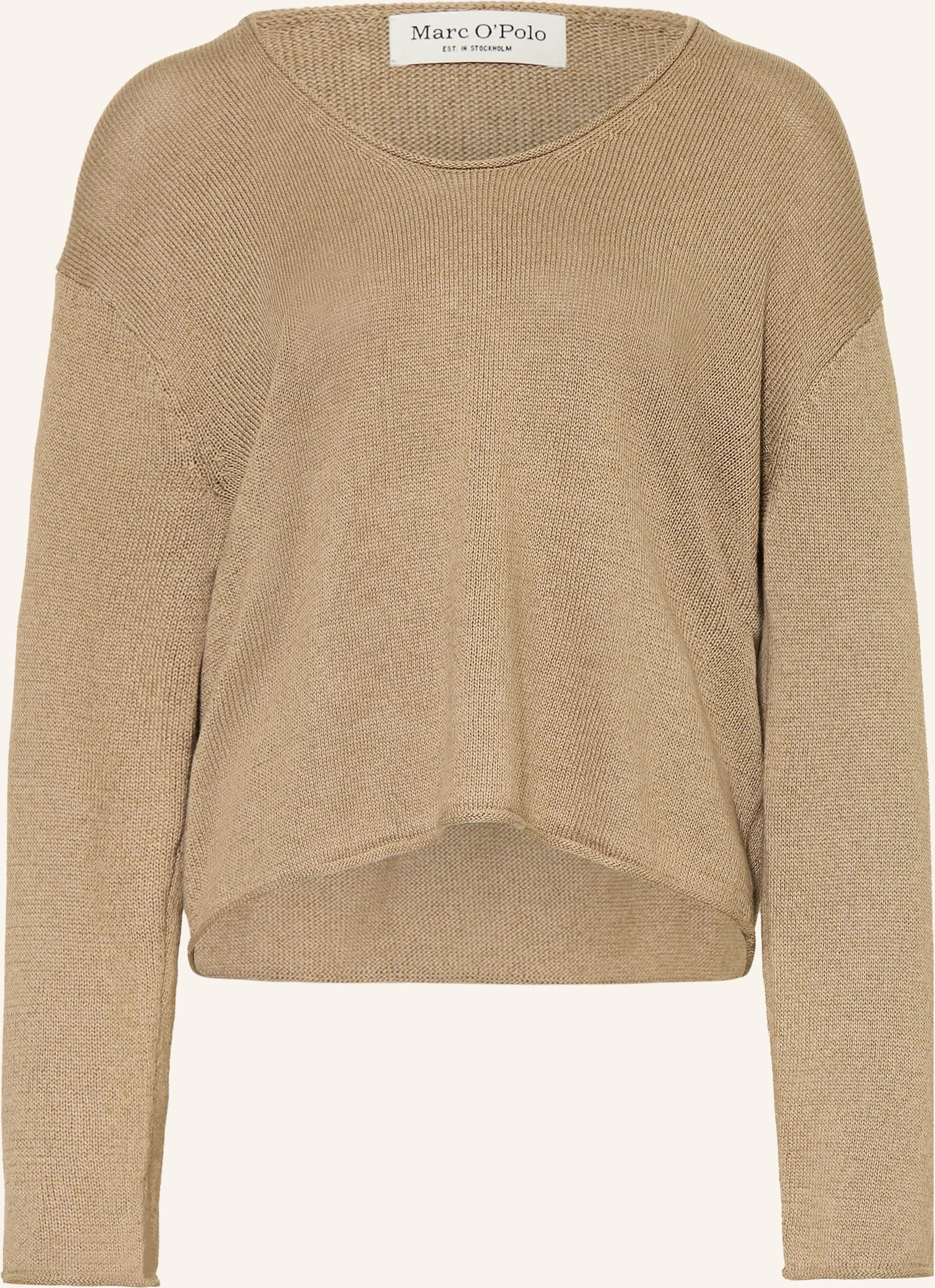Marc O'polo Pullover Mit Leinen beige
