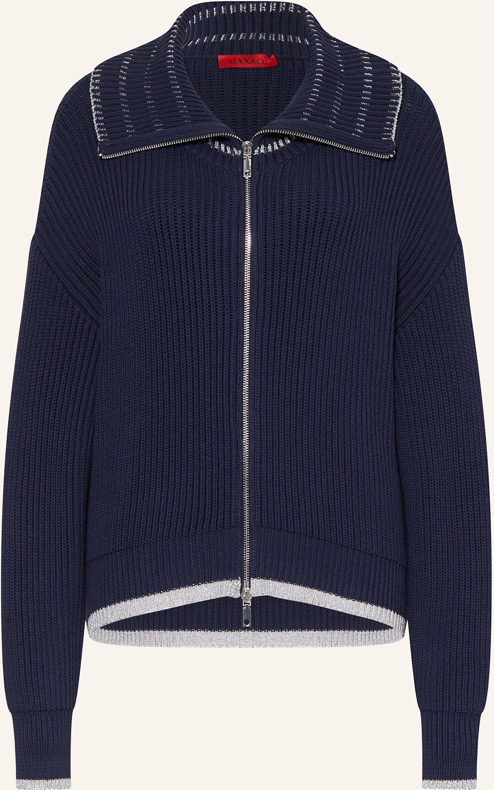 Max & Co. Strickjacke Mcoquinoa blau