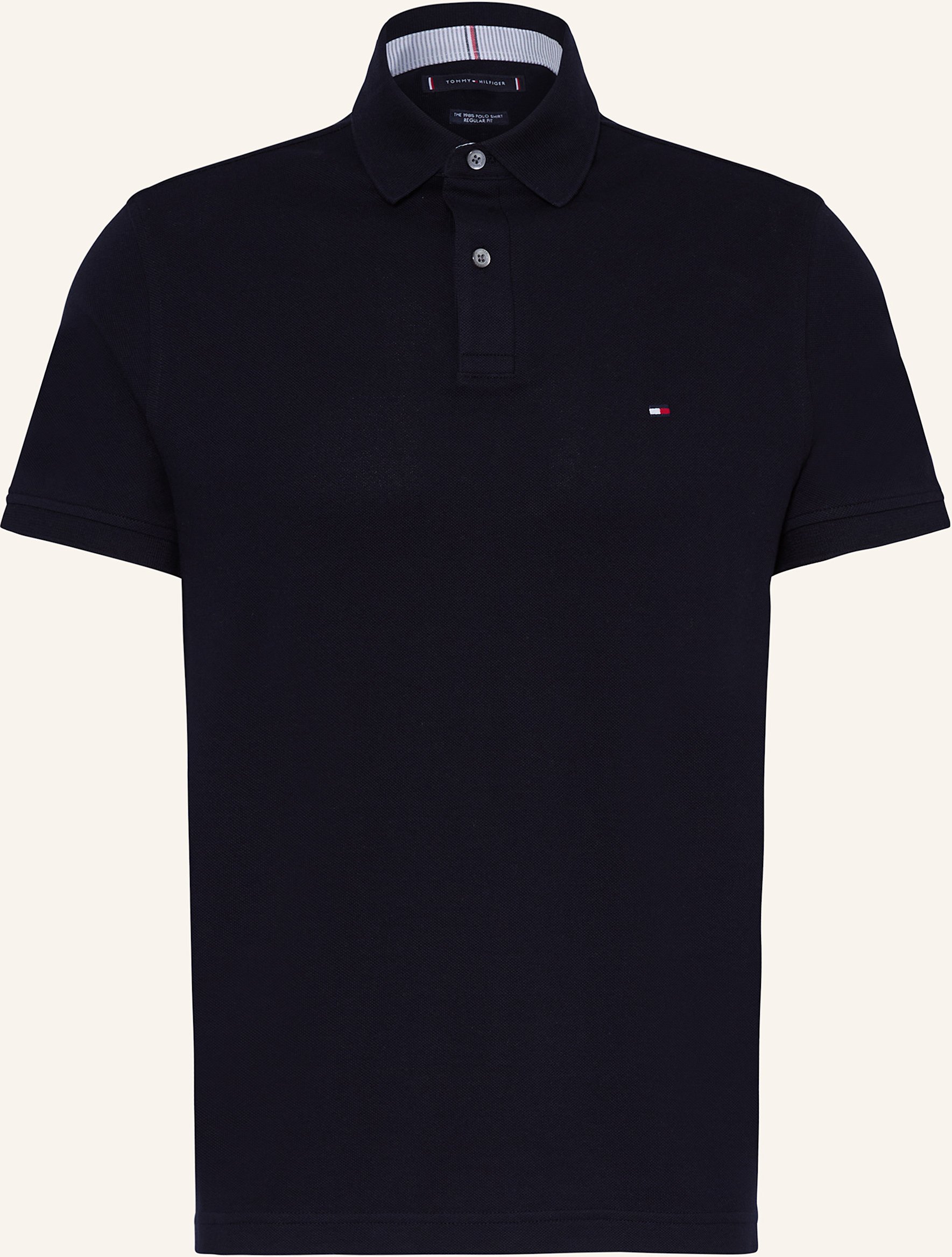 Tommy Hilfiger Piqué-Poloshirt Regular Fit blau