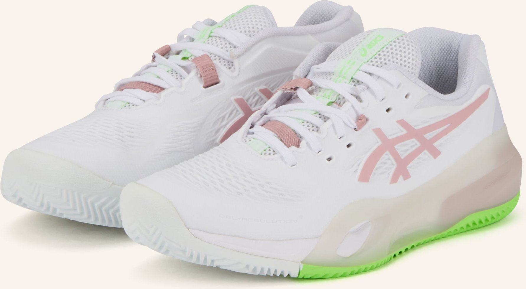 Asics Tennisschuhe Gel-Resolution X Clay weiss