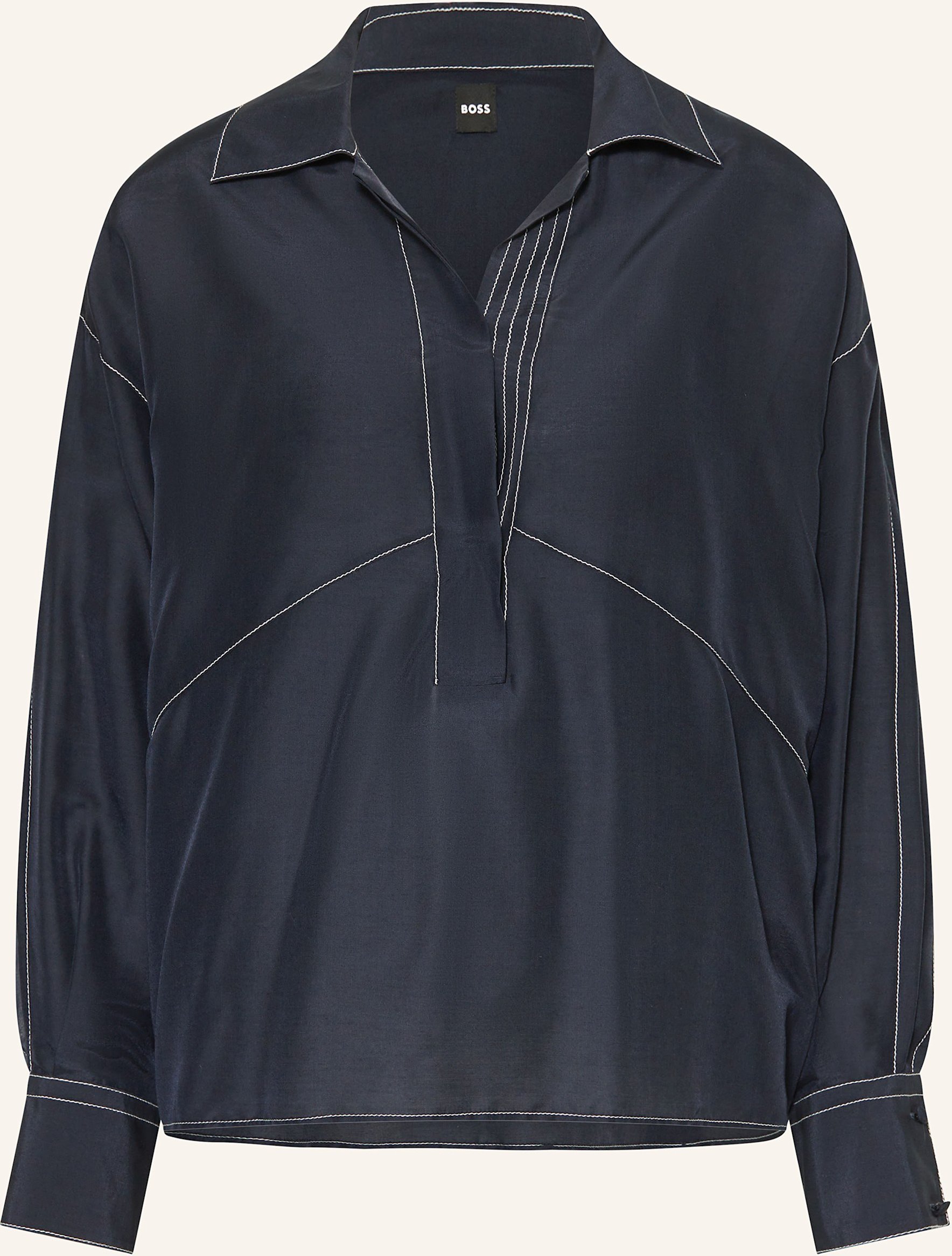 Boss Blusenshirt Brizzy blau