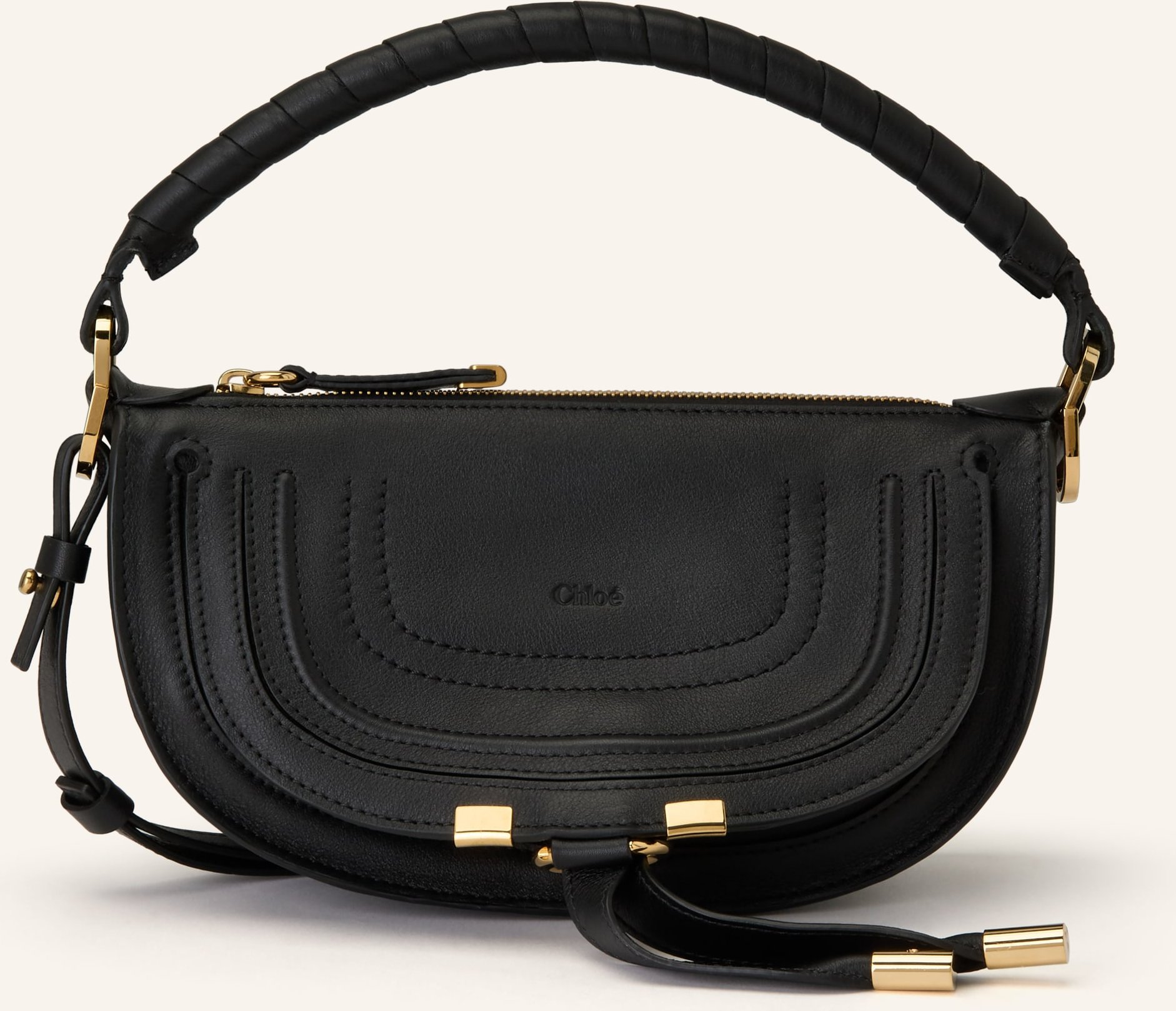 Chloé Handtasche Marcie Mini schwarz