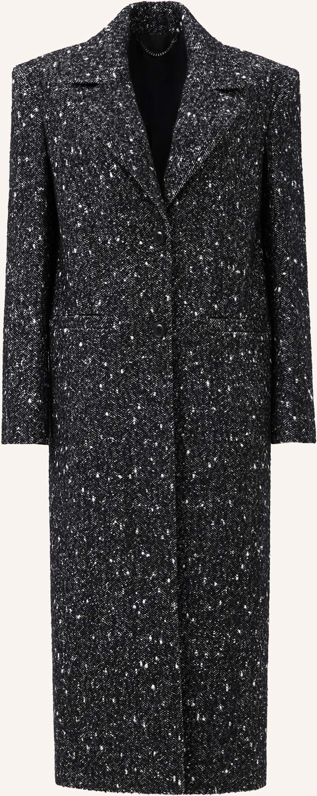 Pinxit Mantel Gerader Mantel schwarz