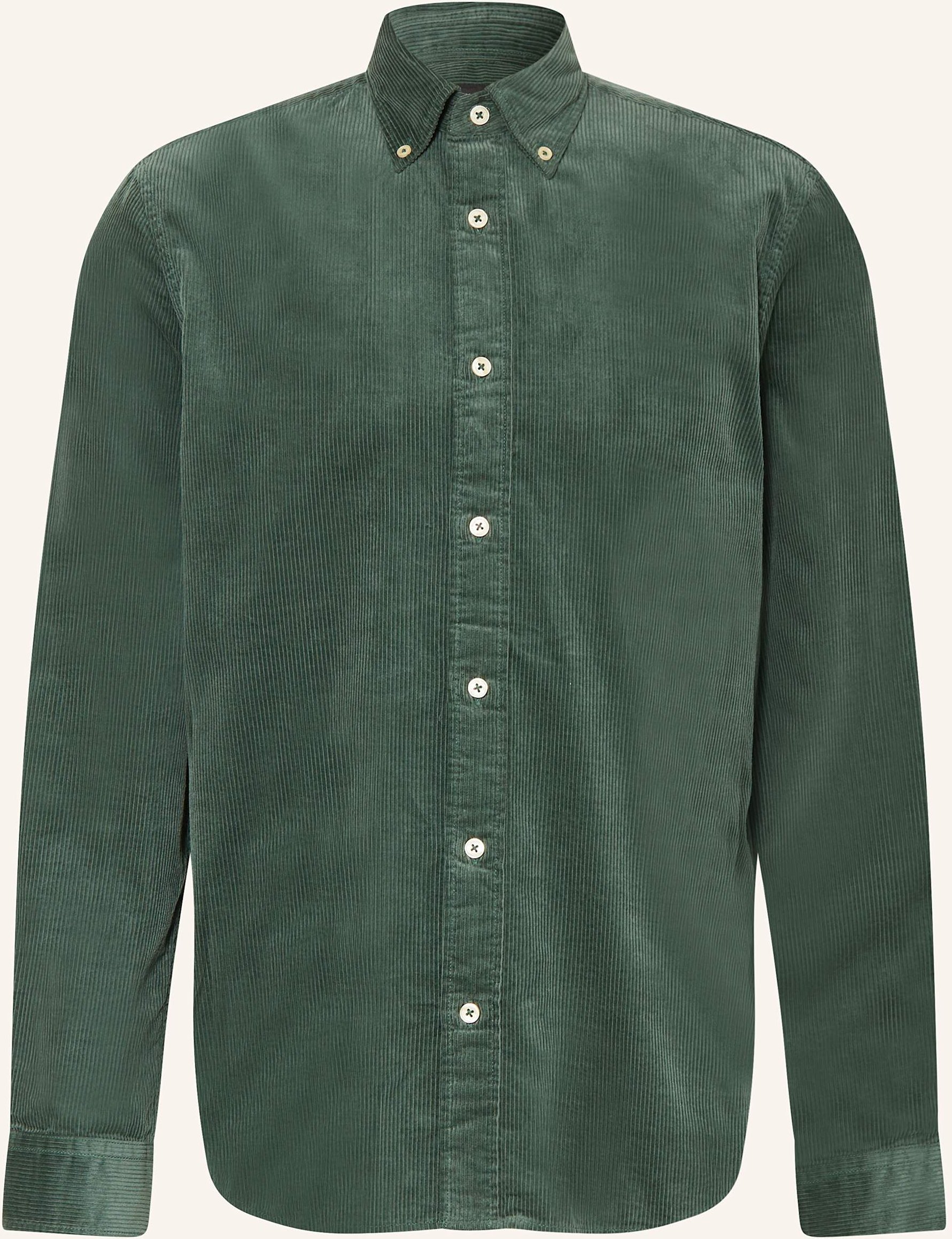 Marc O'polo Cordhemd Regular Fit gruen