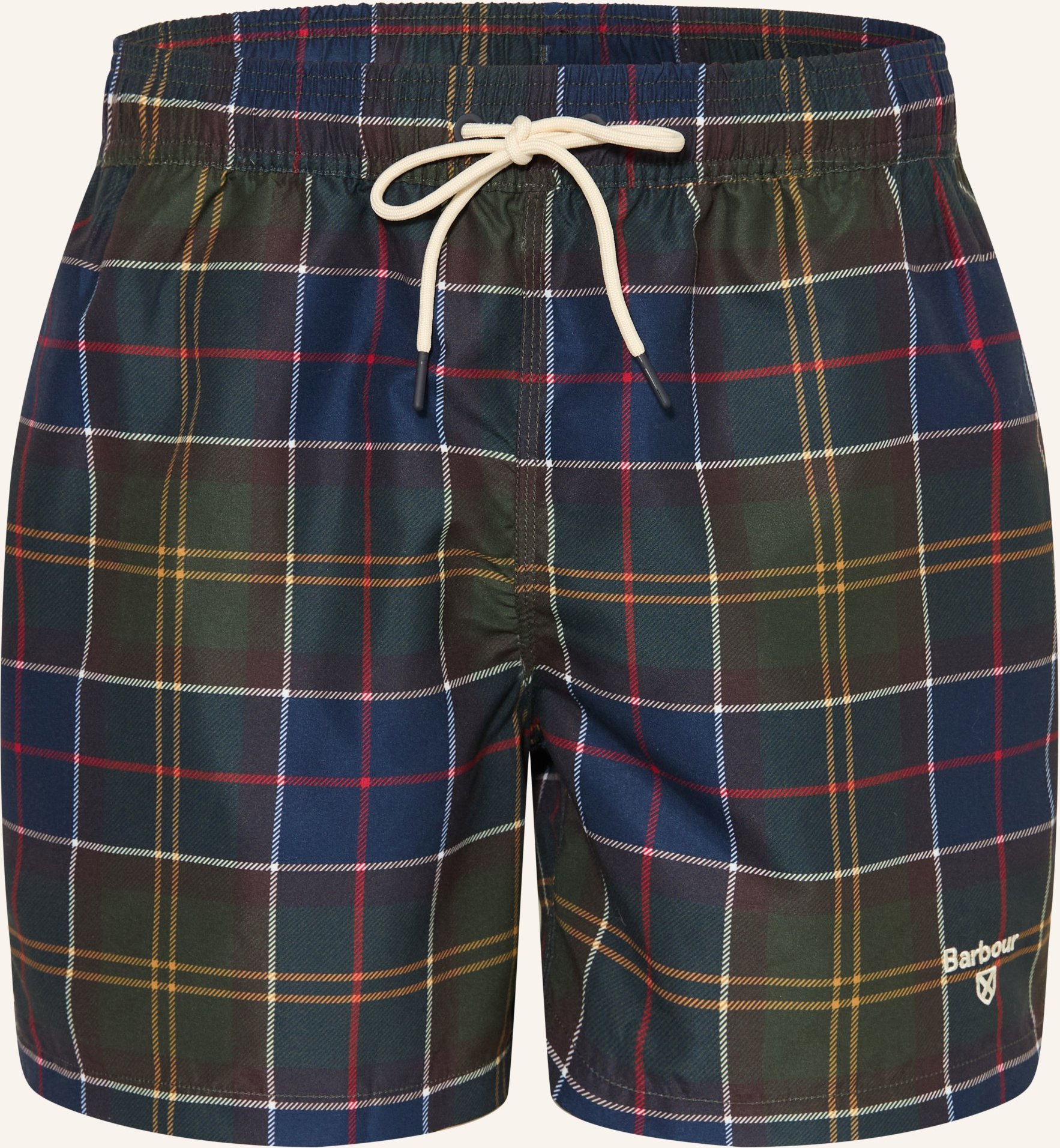 Barbour Badeshorts Staple gruen