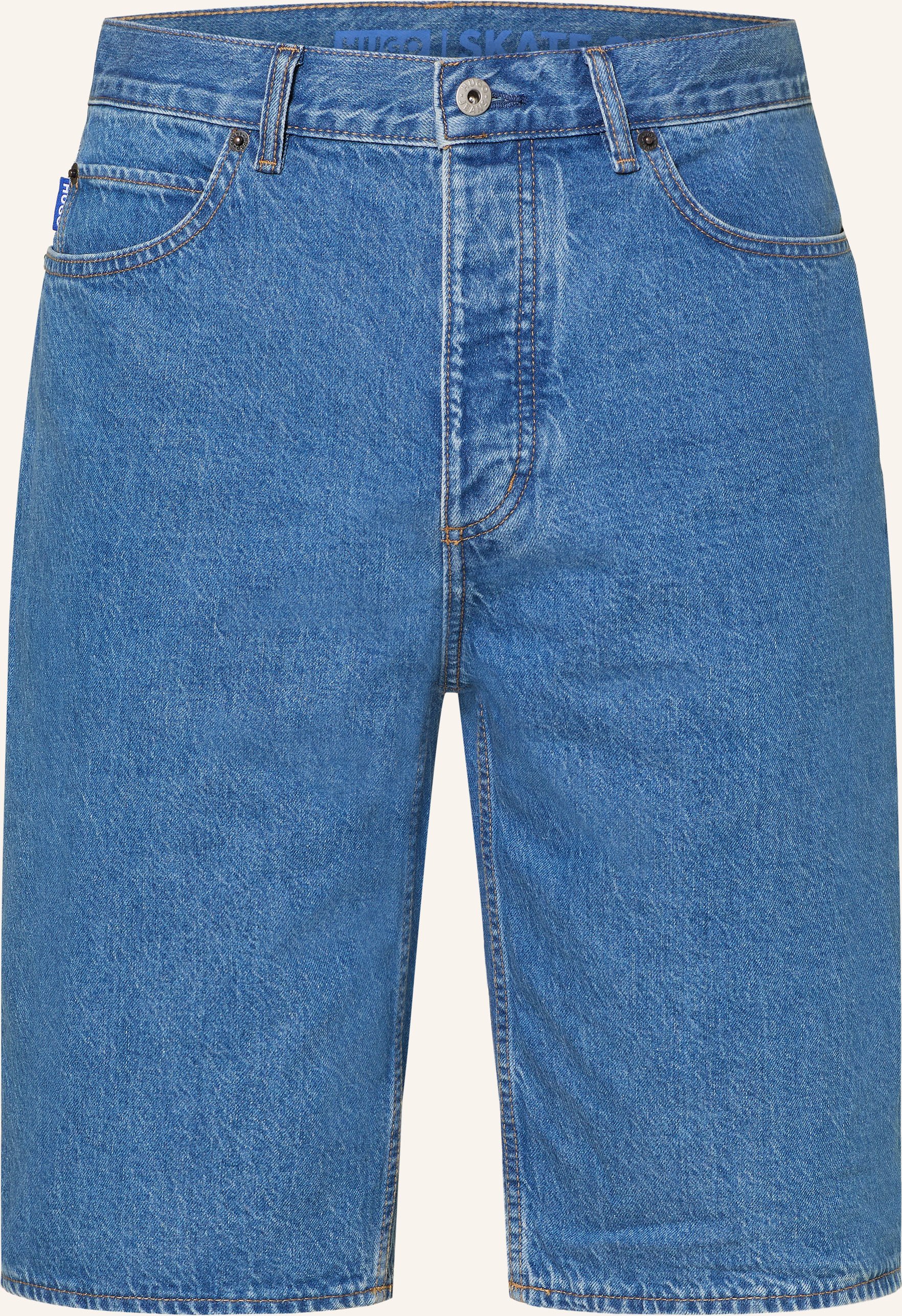 Hugo Jeansshorts Skate Straight Fit blau