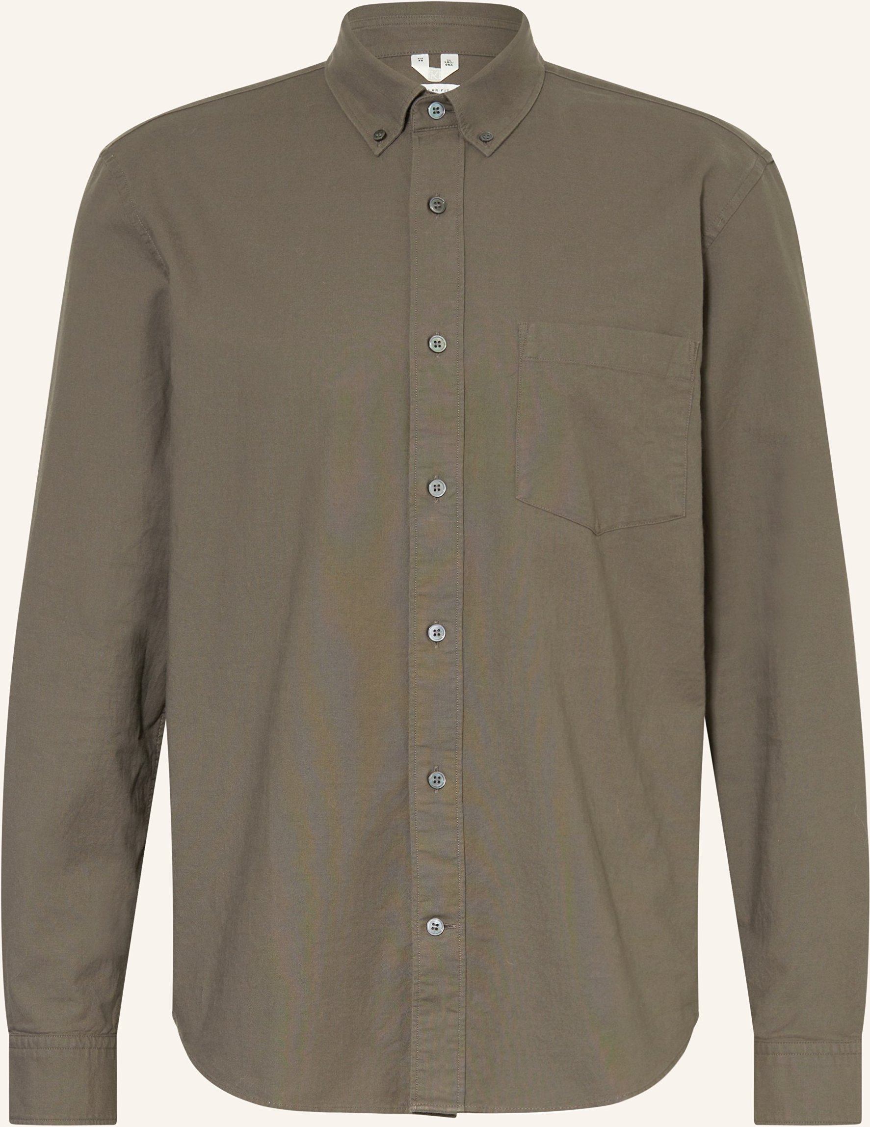Arket Oxfordhemd Regular Fit gruen