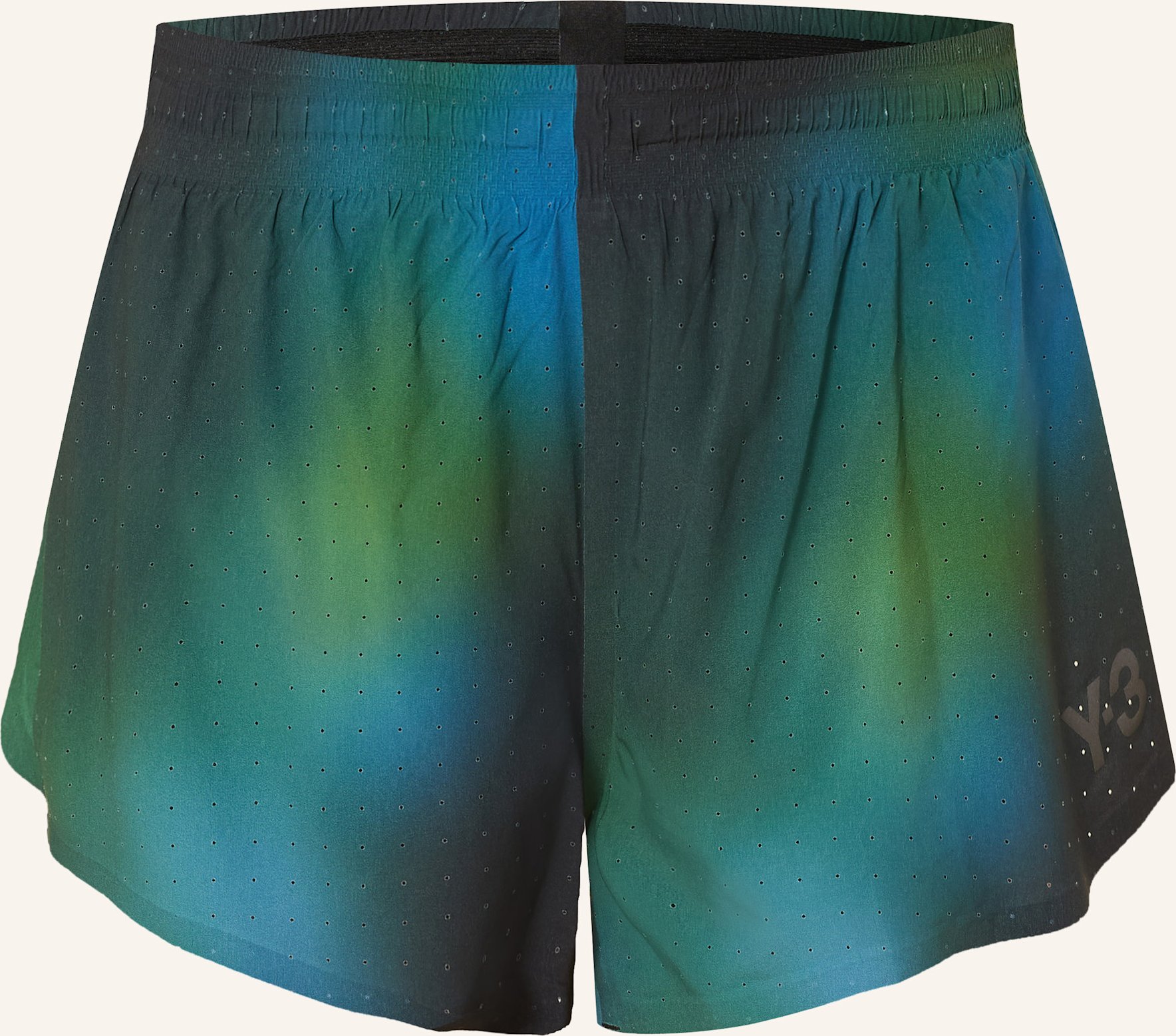 Thumbnail - Y-3 2-In-1-Laufshorts gruen