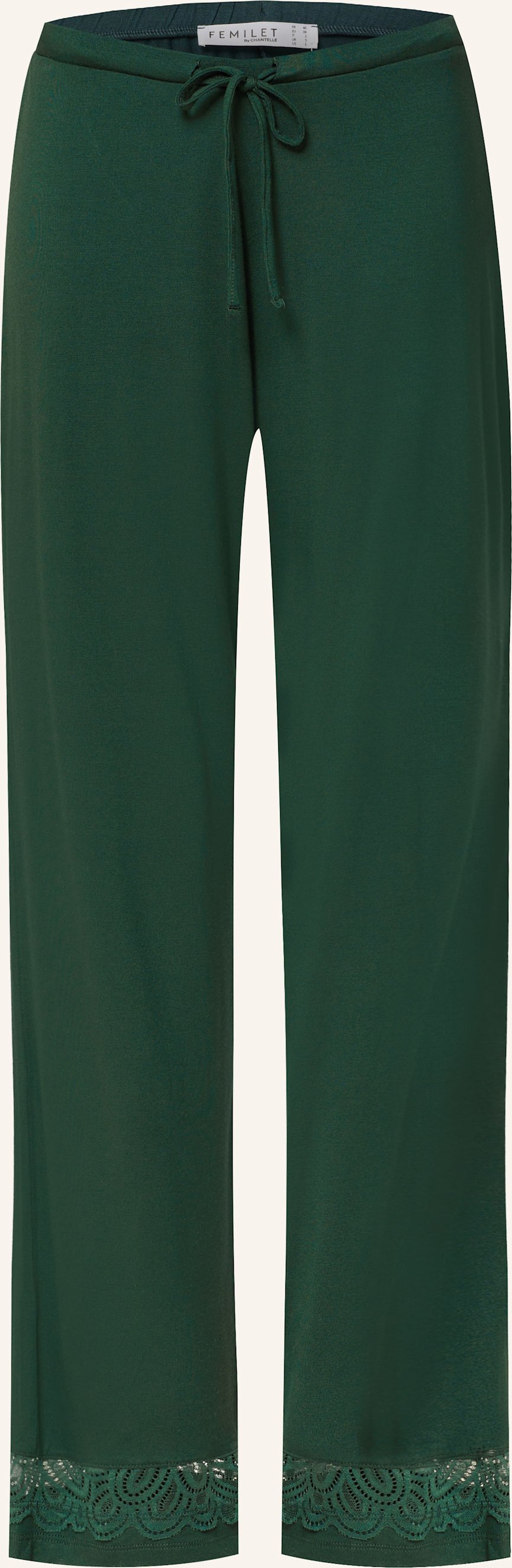 Femilet Lounge-Hose Josie gruen
