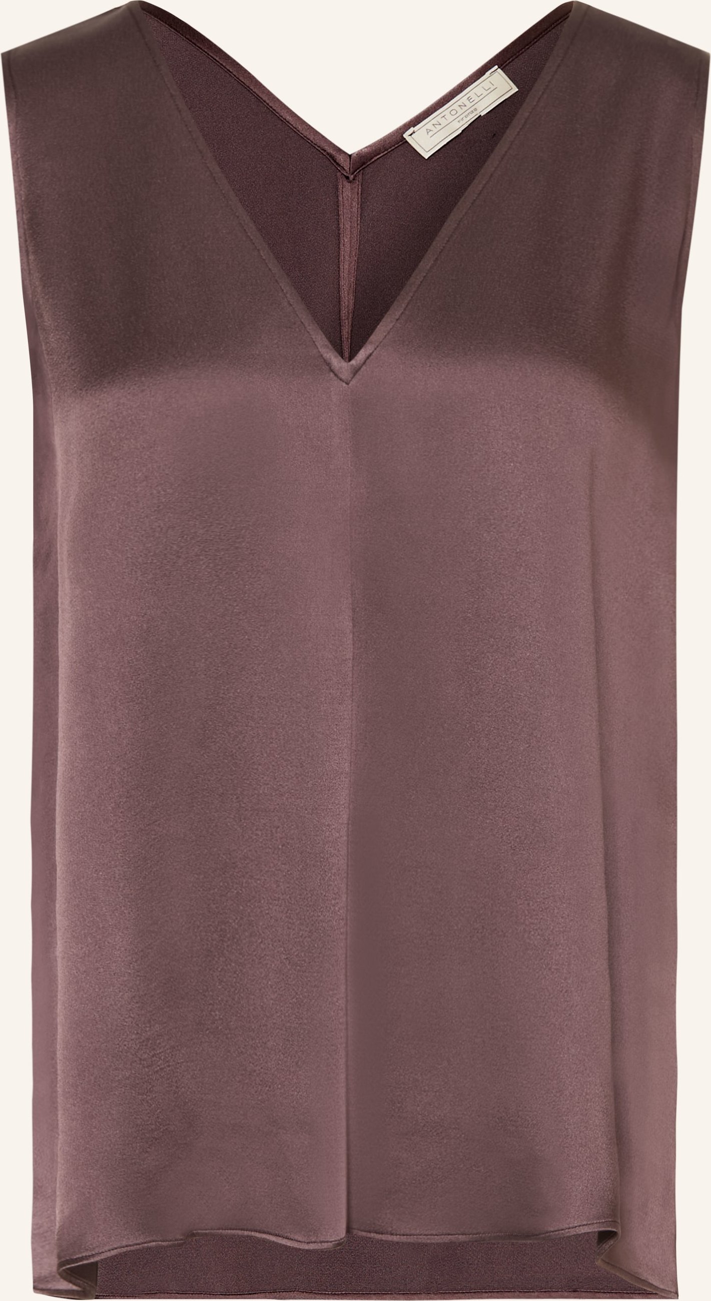 Antonelli Firenze Blusentop Bergamo Aus Satin lila