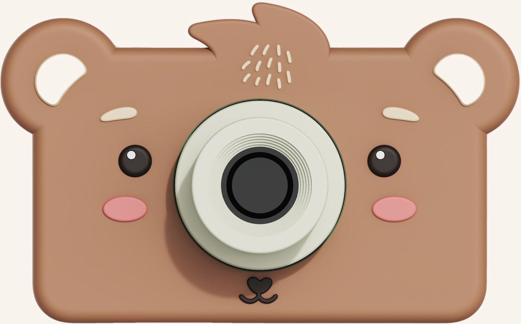 The Zoofamily Kinderkamera Zoo Friends braun