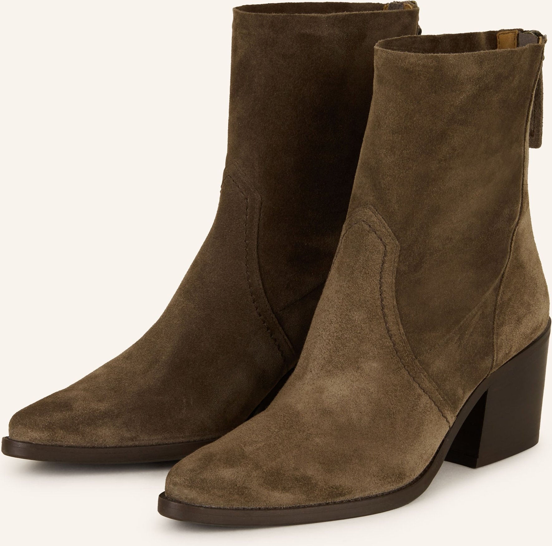 Paul Green Cowboy Boots braun