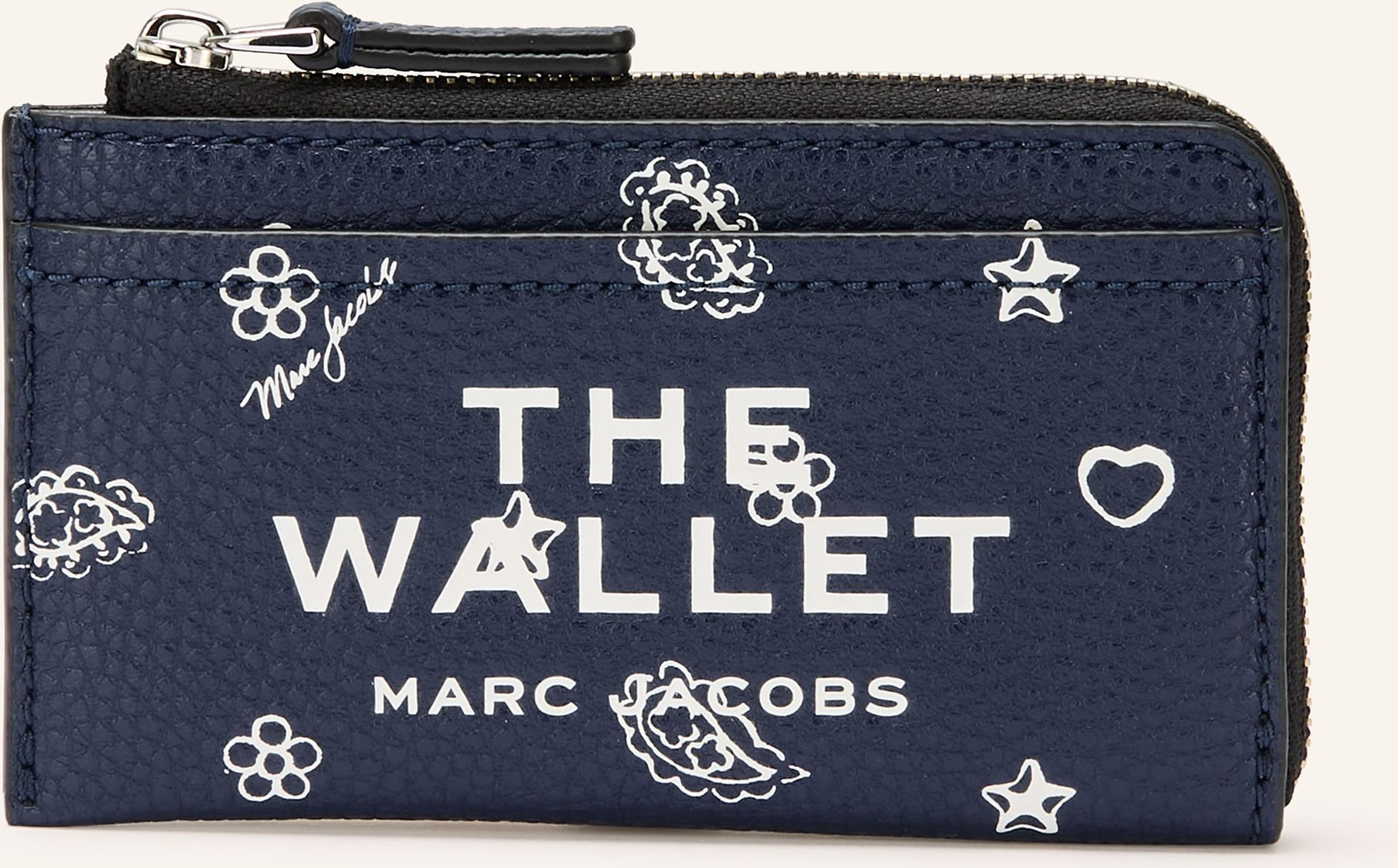 Marc Jacobs Kartenetui Mit Münzfach blau