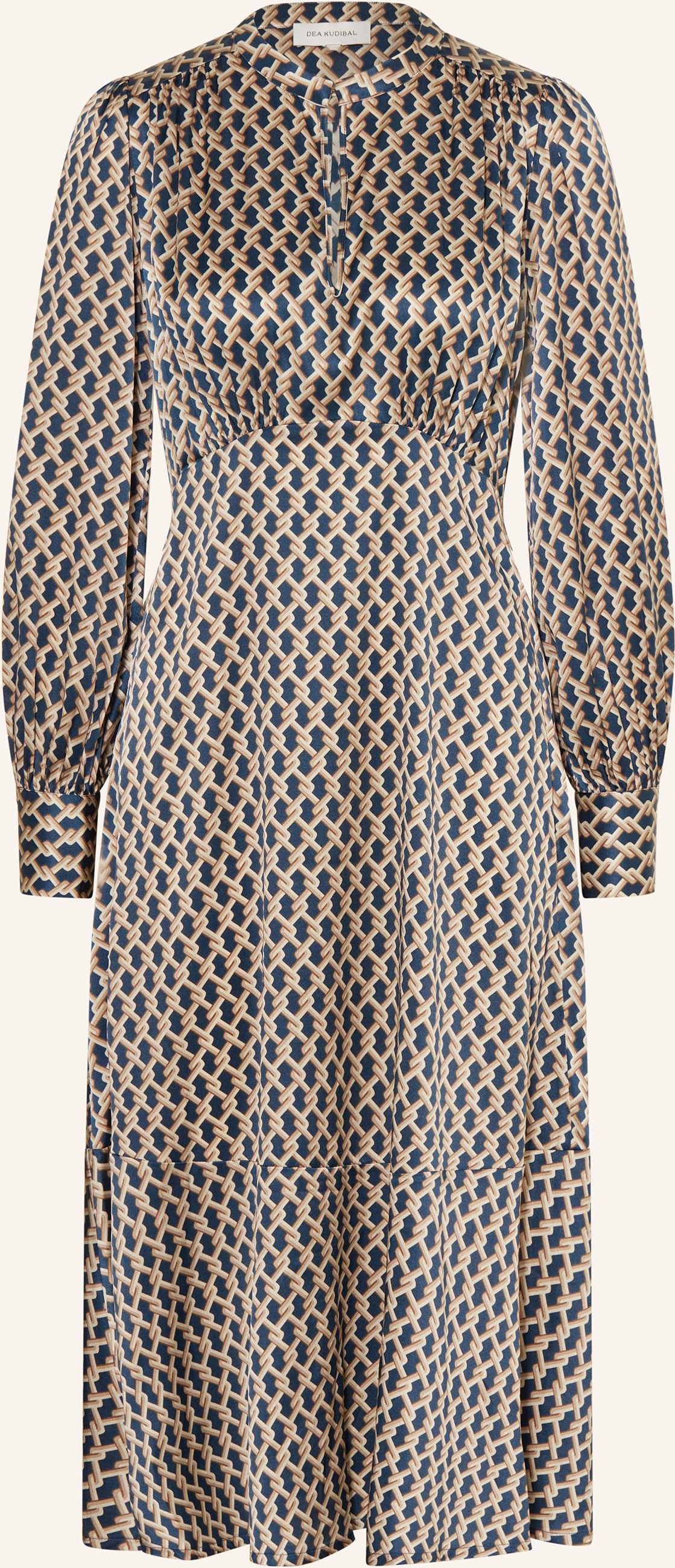 Dea Kudibal Seidenkleid Rumerdea blau