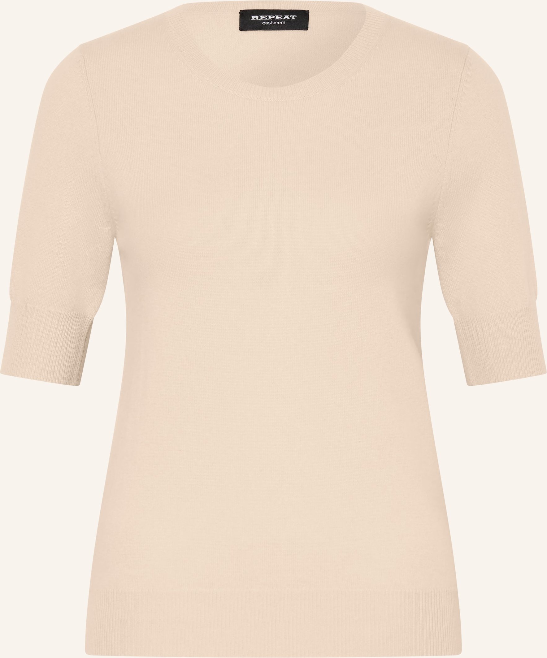 Repeat Strickshirt Aus Cashmere beige