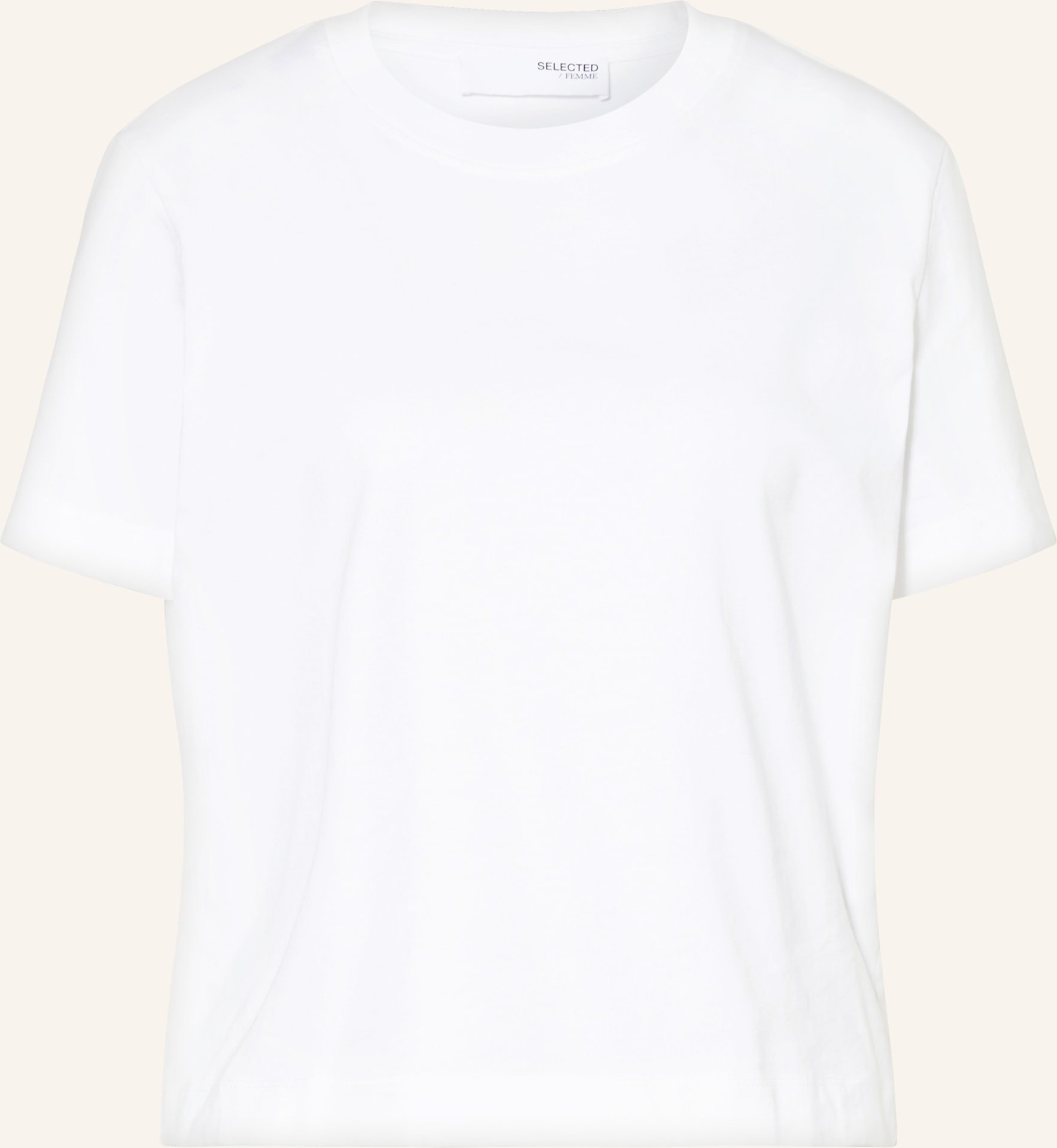 Selected Femme T-Shirt Slfessential weiss