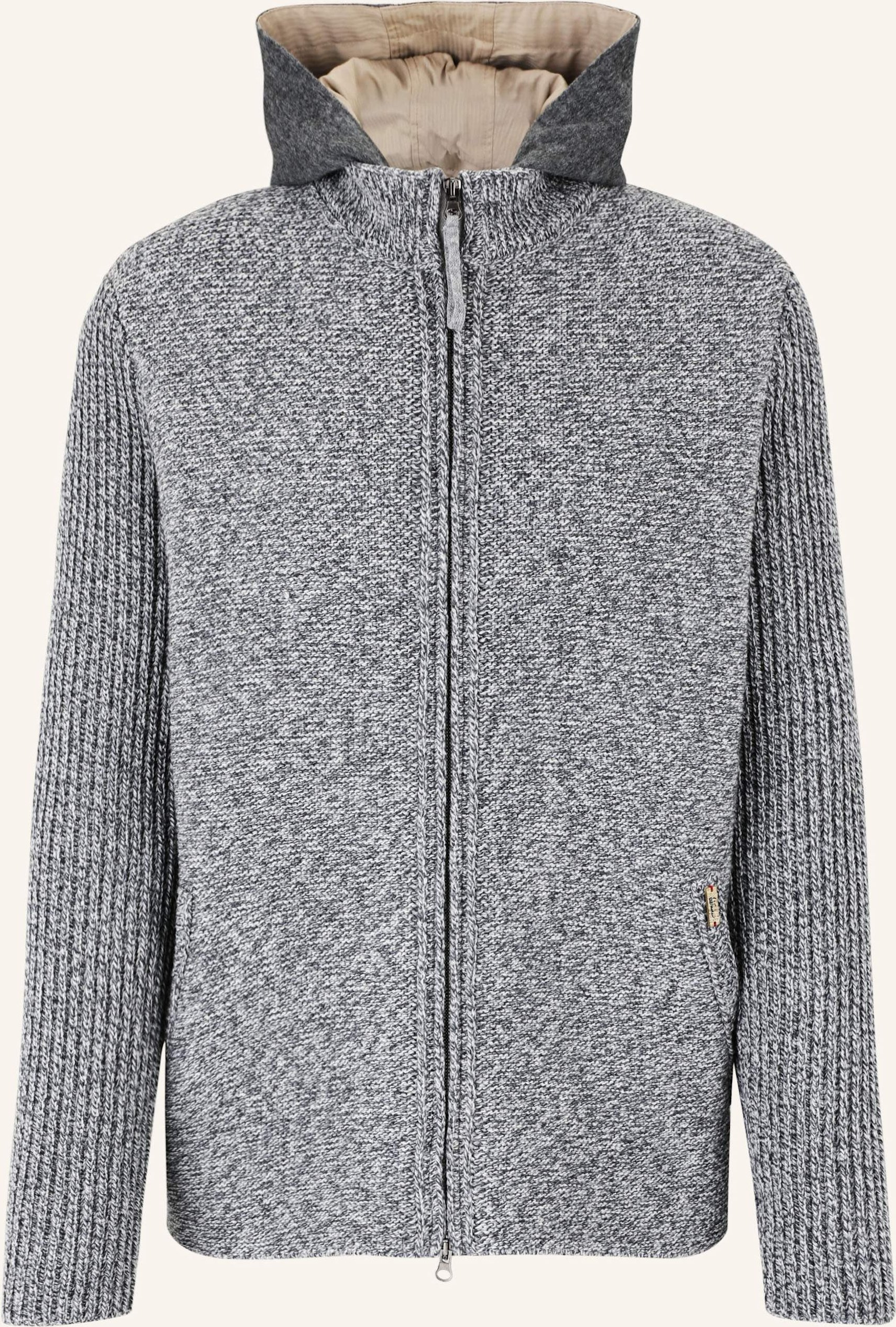 Luis Trenker Strickjacke Luwallace grau