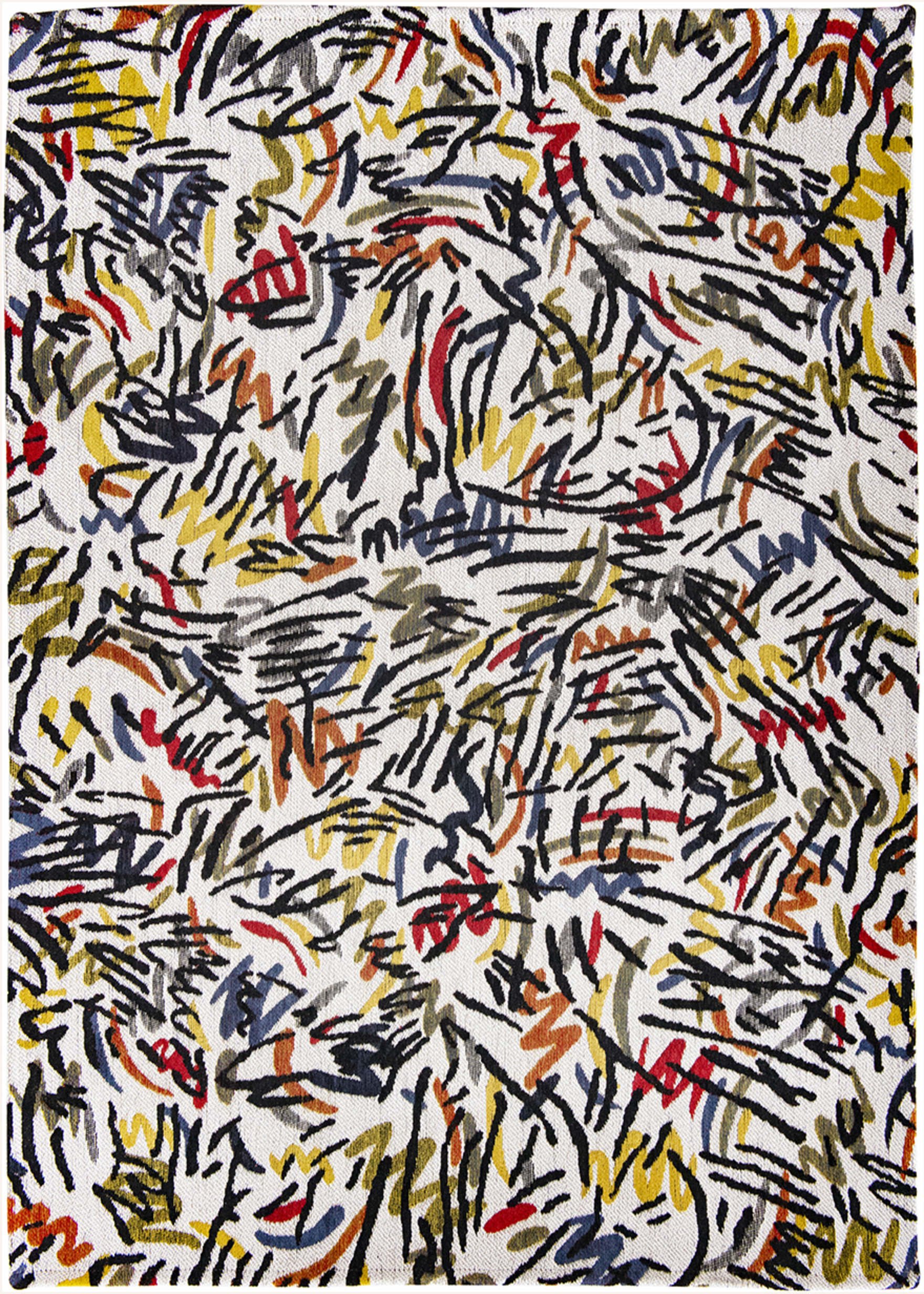 Thumbnail - Louis De Poortere Teppich Gallery Graffito blau