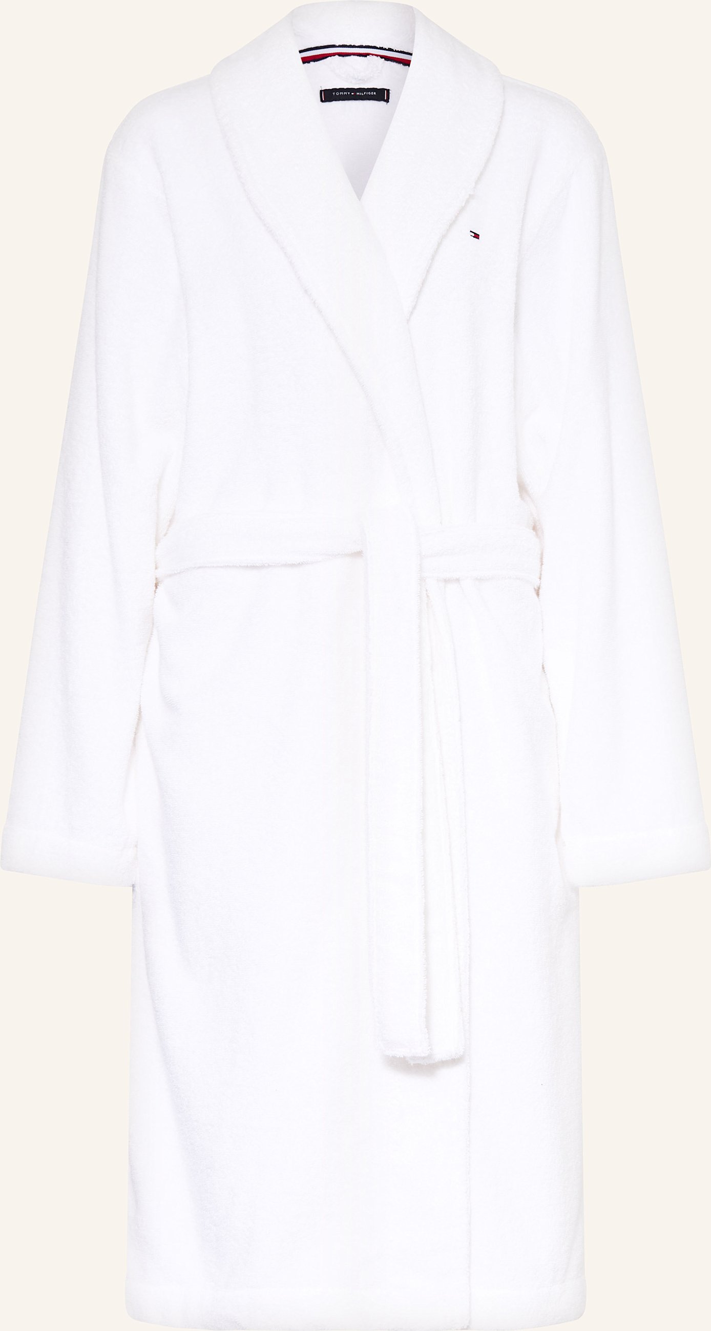 Tommy Hilfiger Herren-Bademantel weiss