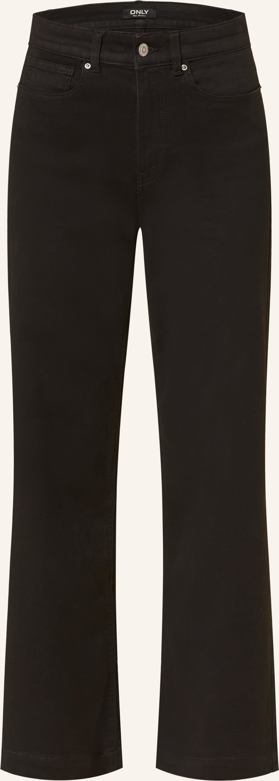 Only Wide Leg Jeans schwarz