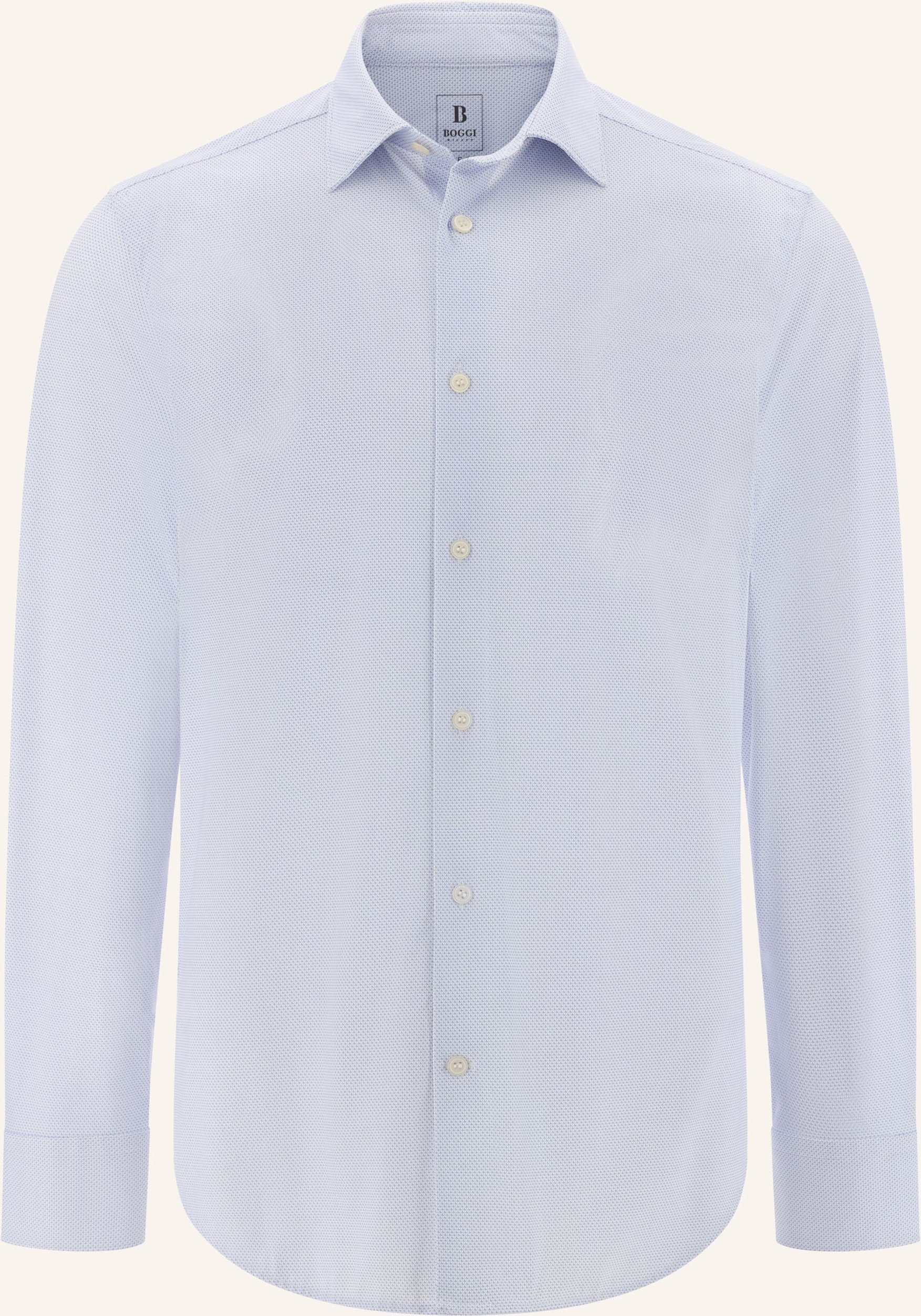 Boggi Milano Jerseyhemd Slim Fit blau