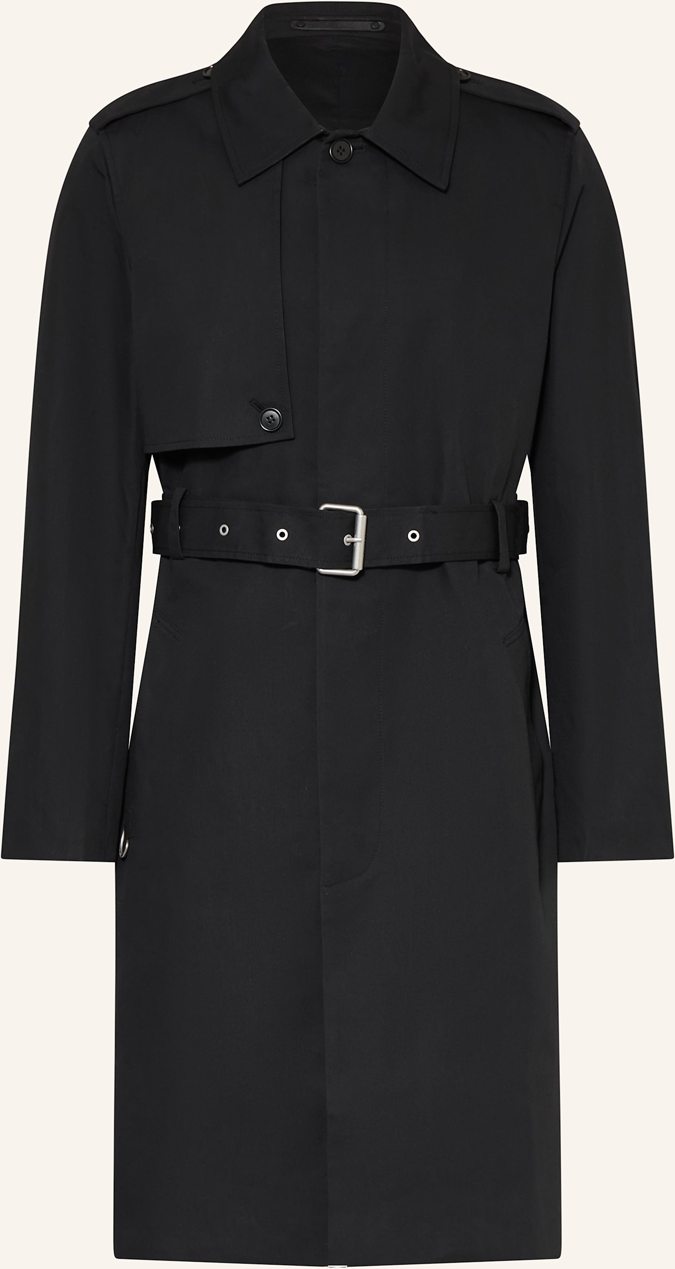 Allsaints Trenchcoat Bastille schwarz