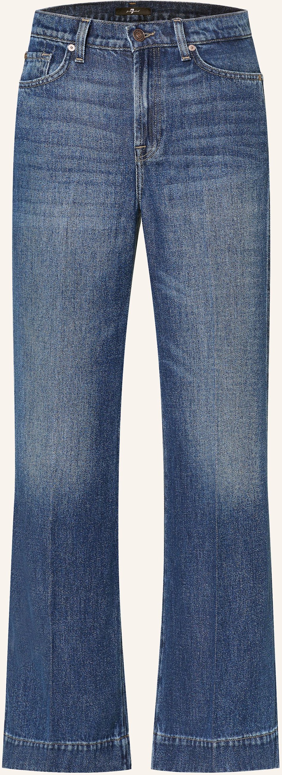 7 For All Mankind Flared Jeans Modern Dojo Tailorless Go Getter blau