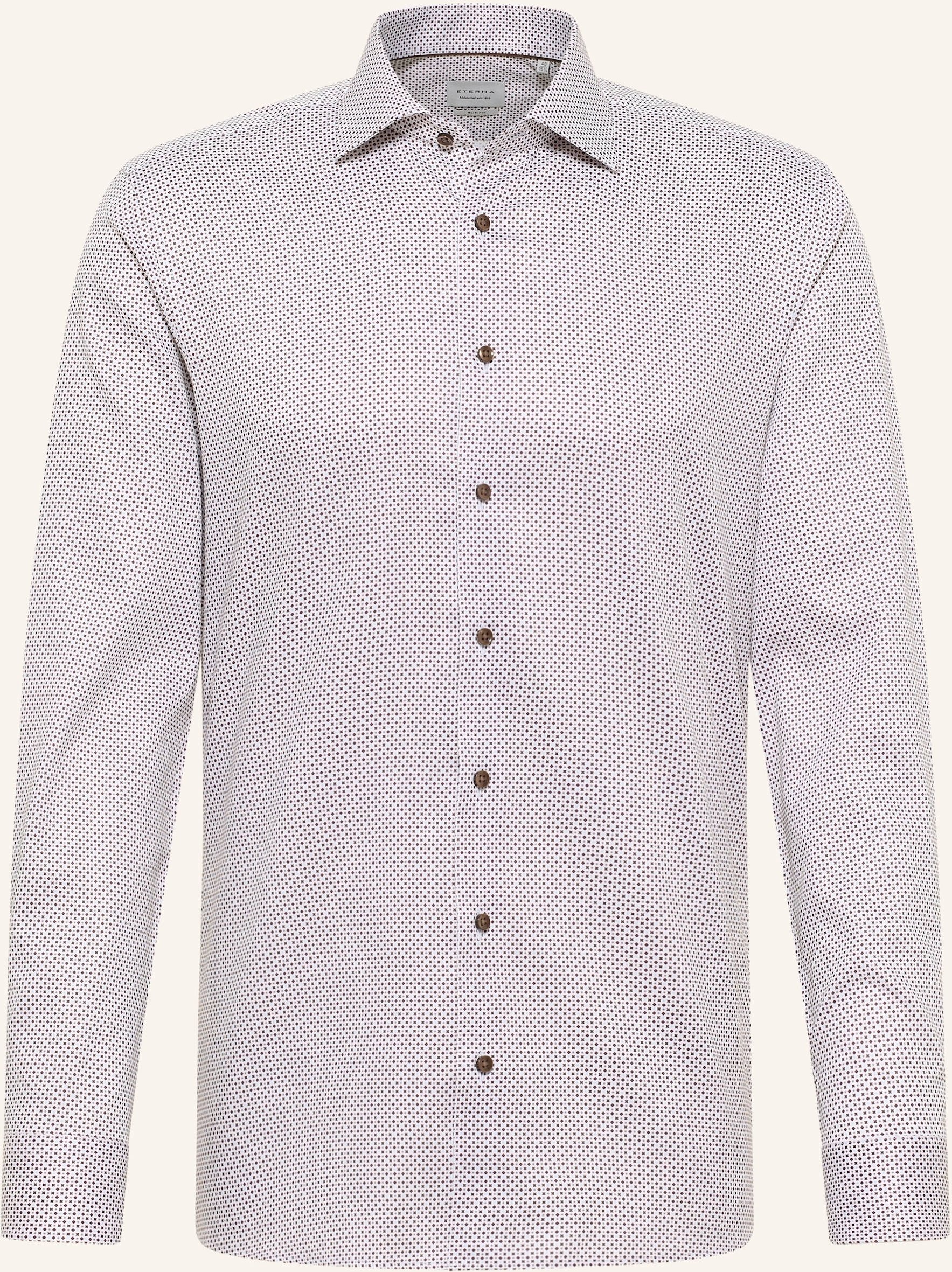 Eterna Hemd Slim Fit braun