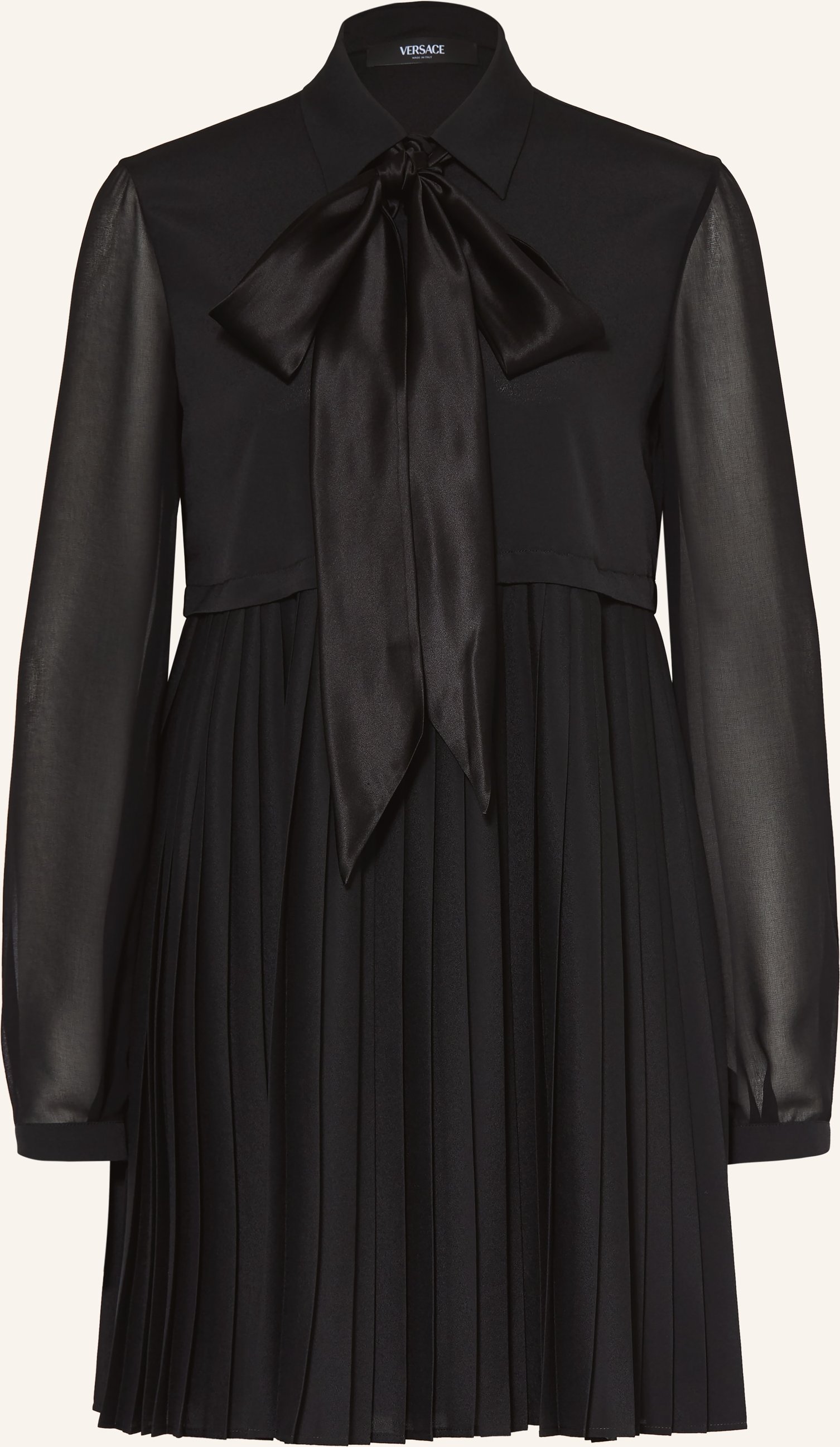 Versace Cocktailkleid Mit Abnehmbarer Schluppe schwarz