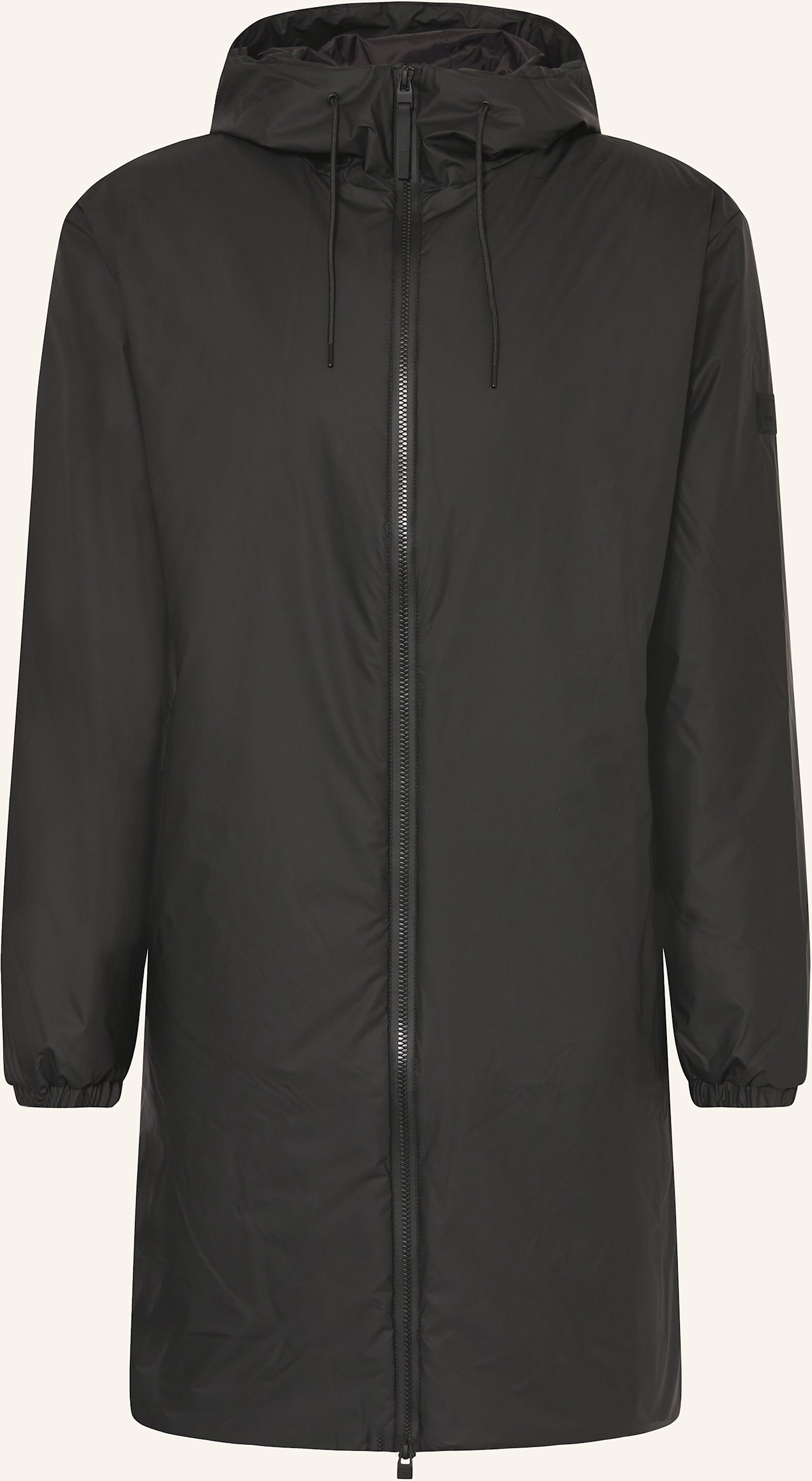 Rains Regenmantel schwarz