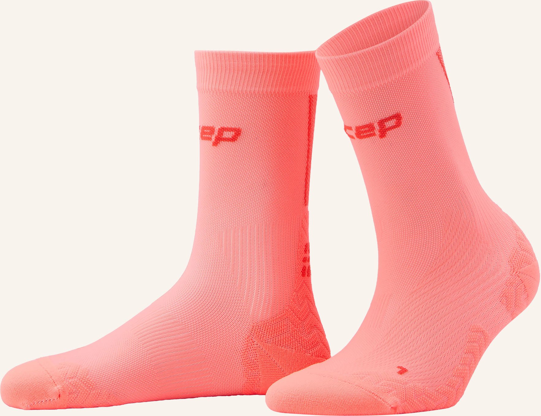 Cep Laufsocken Core Run Ultralight Mid Cut Light Cushion orange