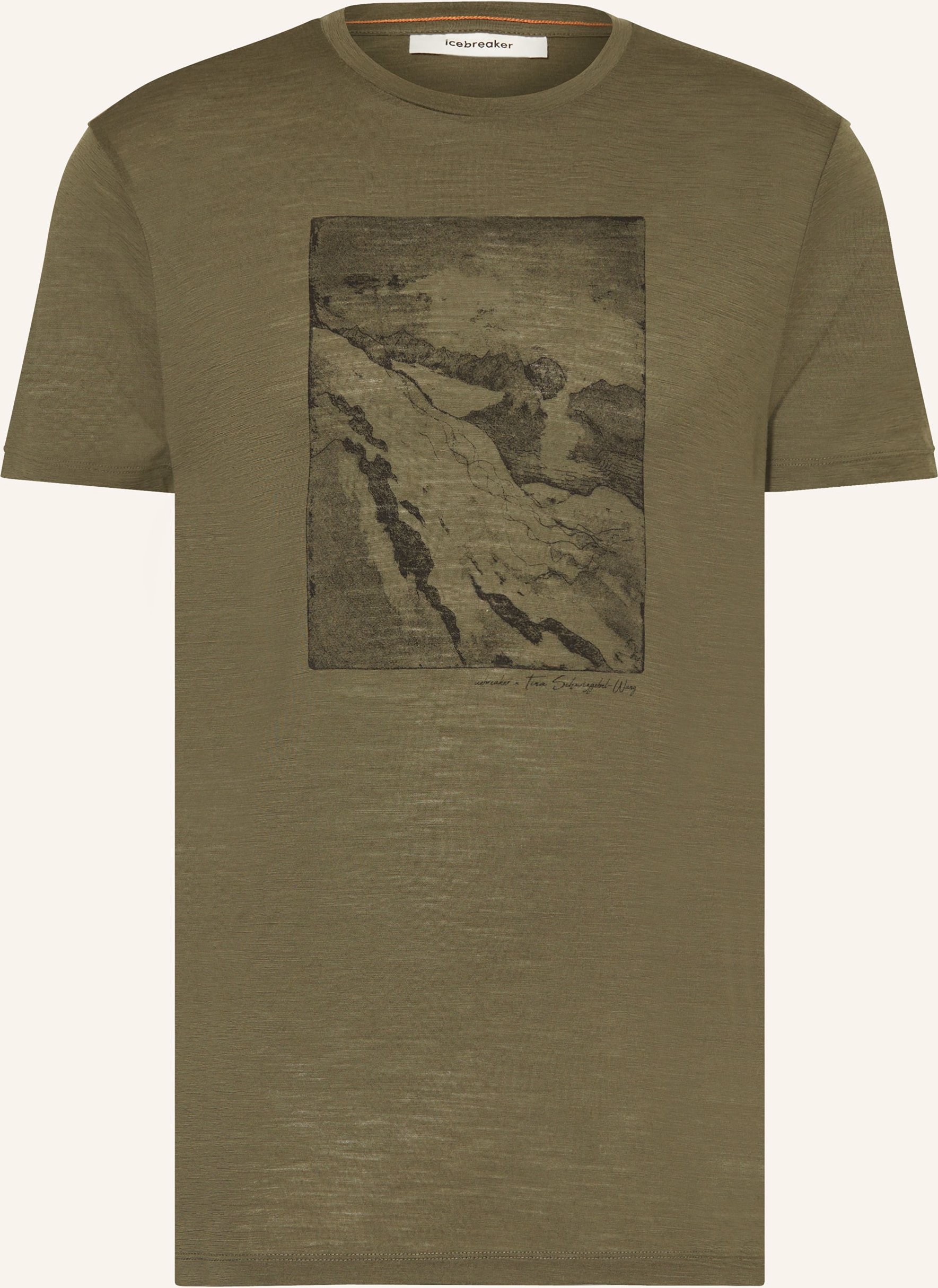 Icebreaker T-Shirt Mit Merinowolle gruen
