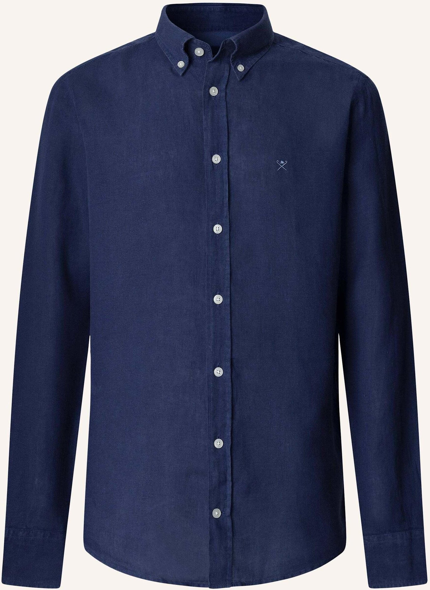 Hackett London Sweatshirt Ess Gmd Linen Brpt blau