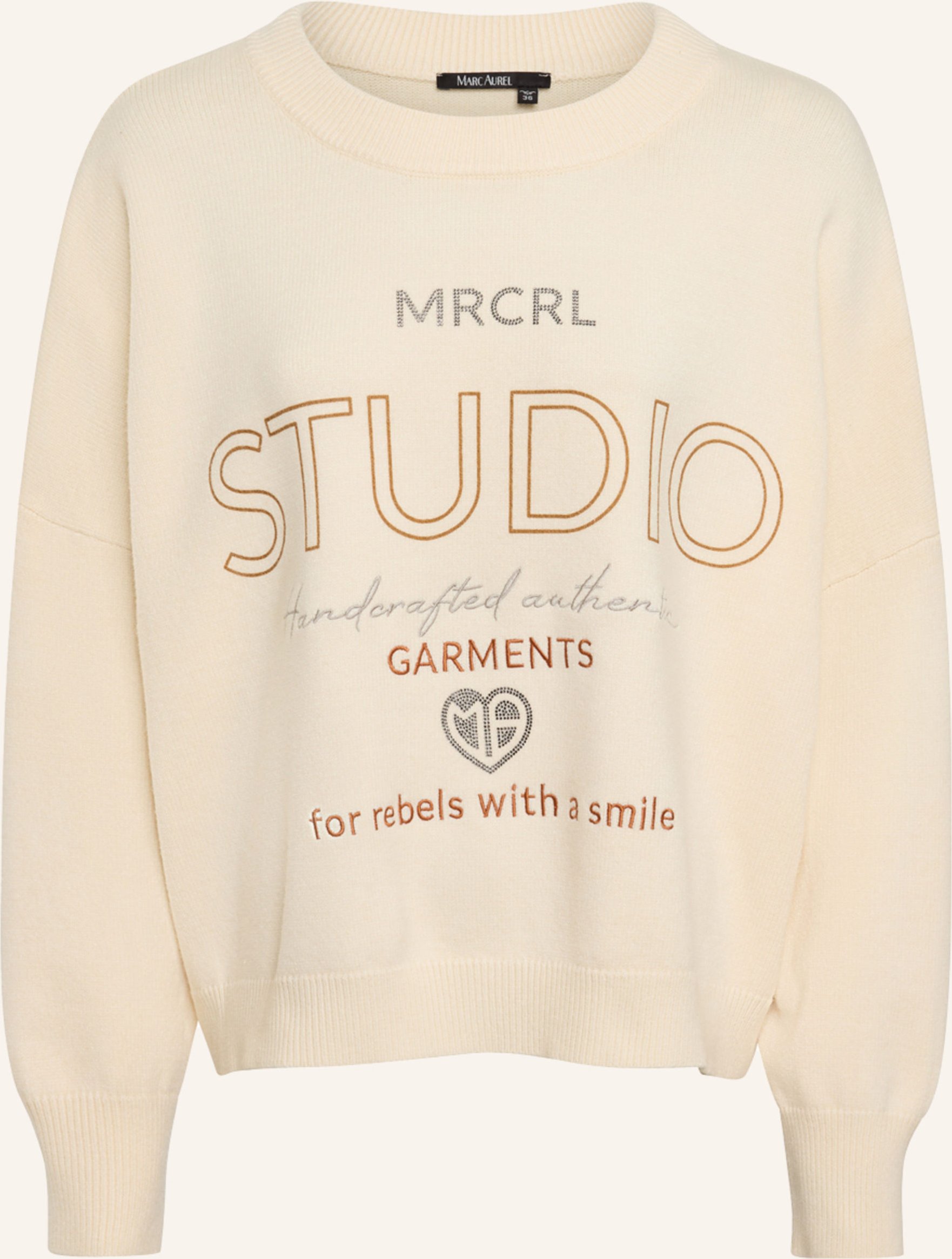 Thumbnail - Marc Aurel Pullover beige