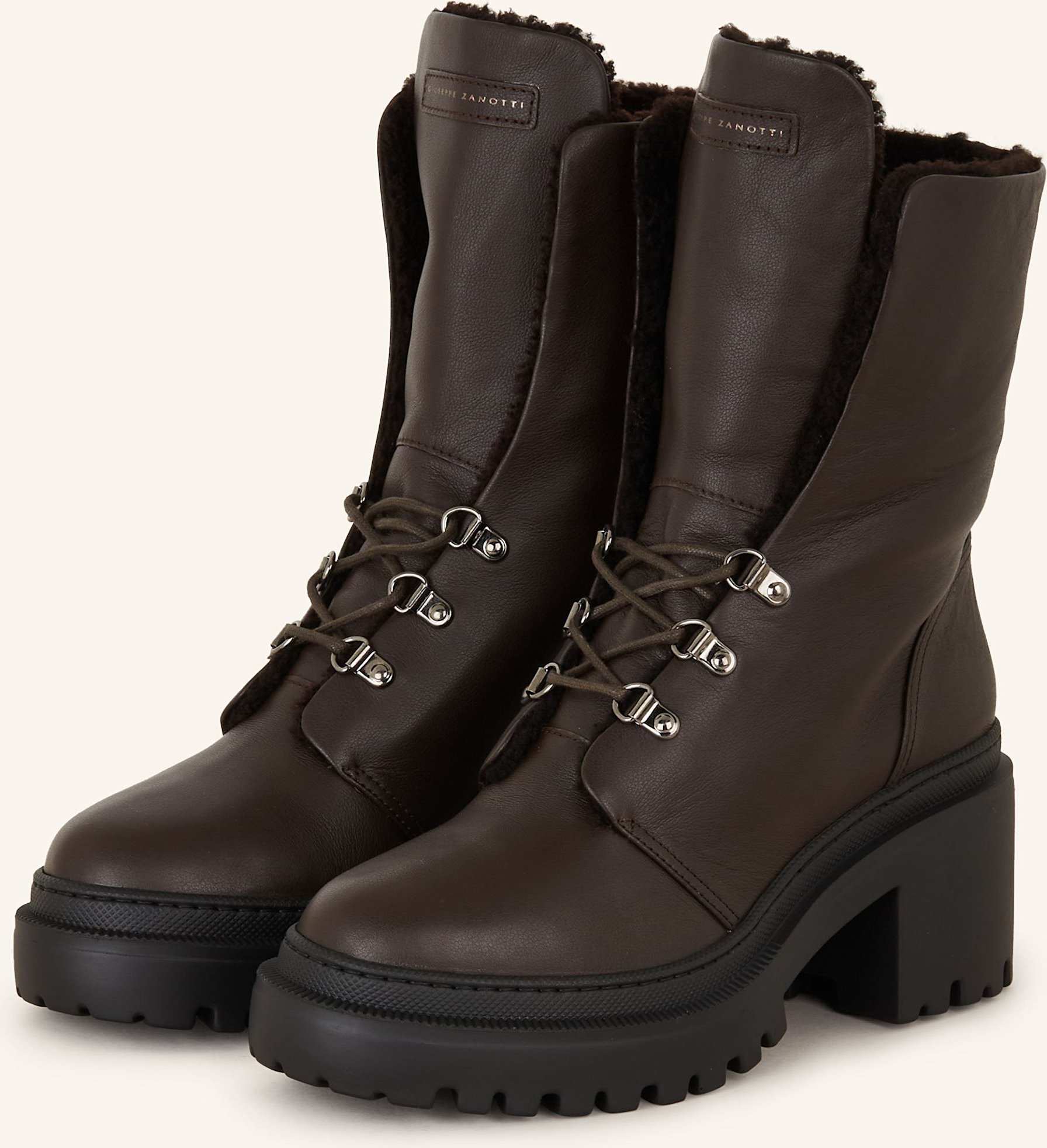 Giuseppe Zanotti Design Schnürboots Martini braun