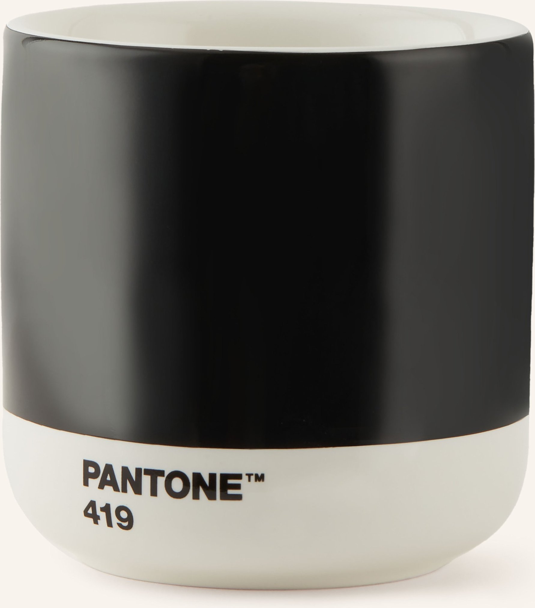 Pantone Thermobecher Cortado schwarz