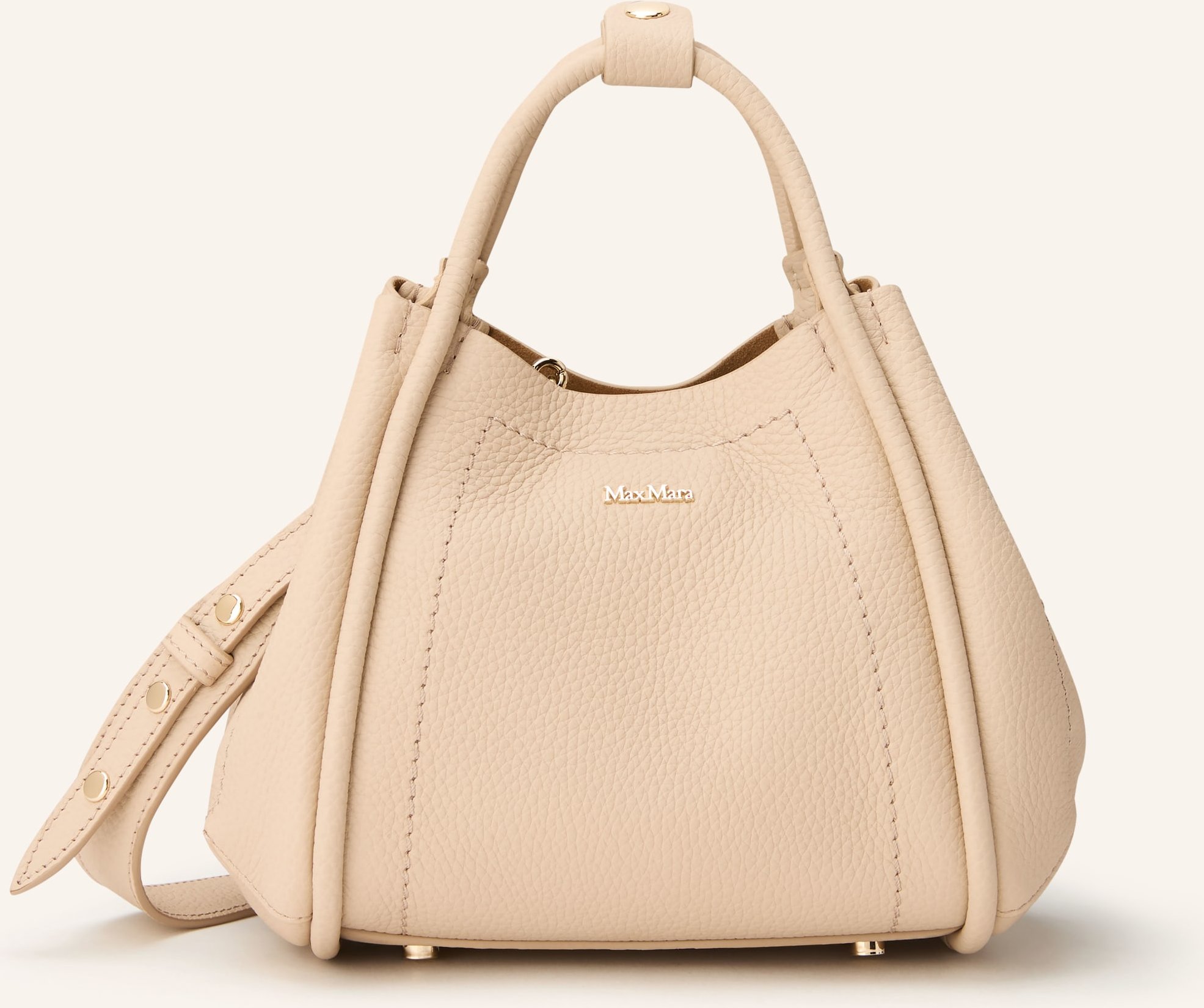 Max Mara Handtasche Marine Xs weiss