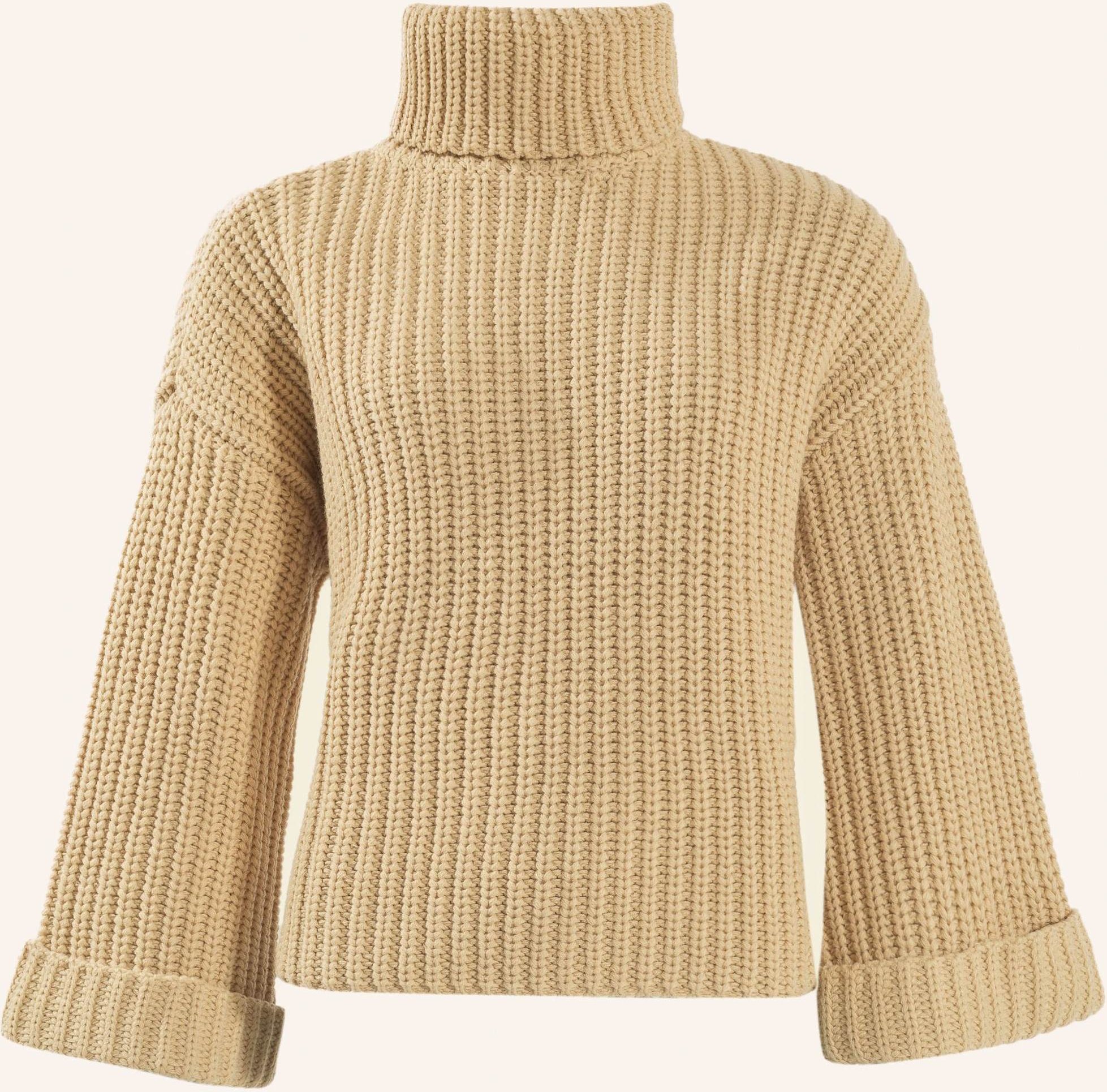 Adlysh Chunky Rollkragen Pullover beige