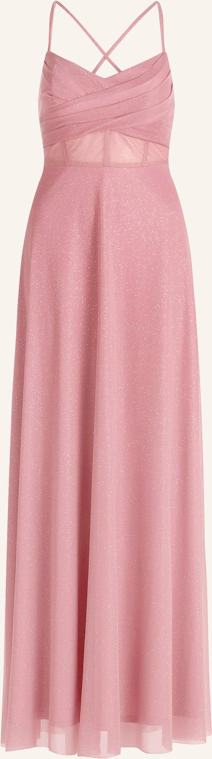 Suddenly Princess Abendkleid Mit Glitzergarn rosa