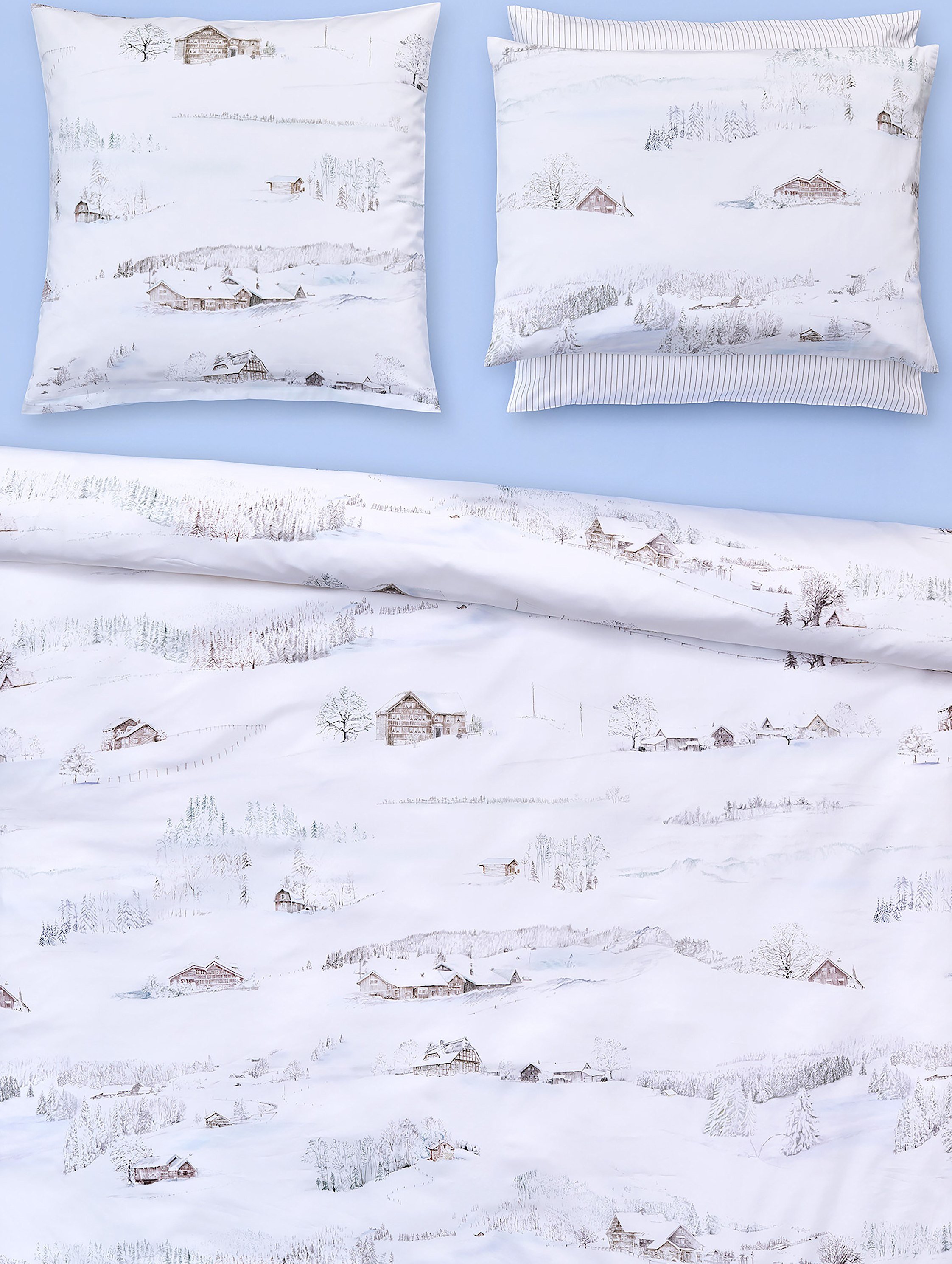 Christian Fischbacher Bettwäsche White Season weiss