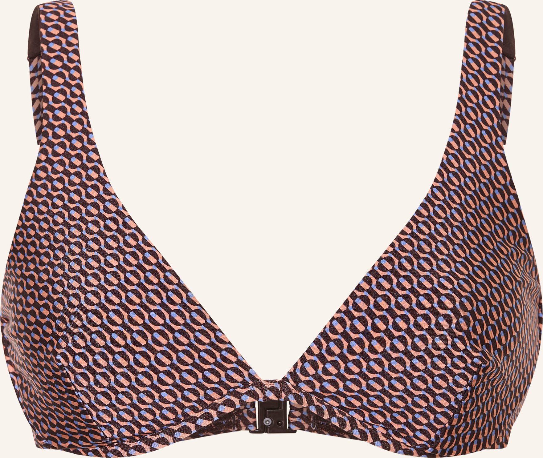 Jets Australia Bügel-Bikini-Top Desert Geo braun