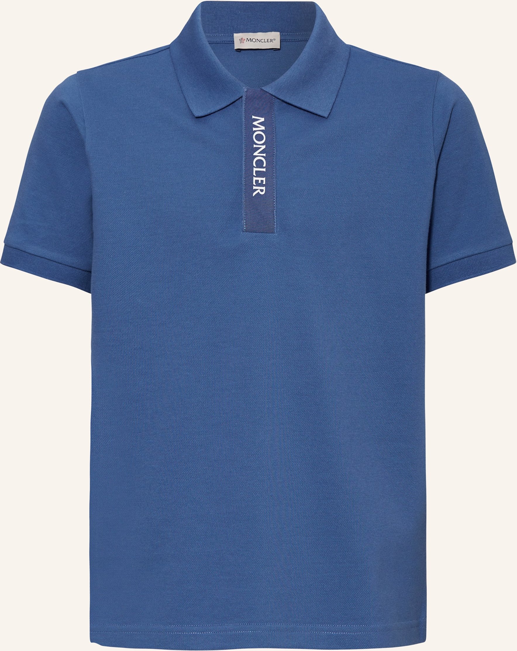 Moncler Enfant Piqué-Poloshirt blau