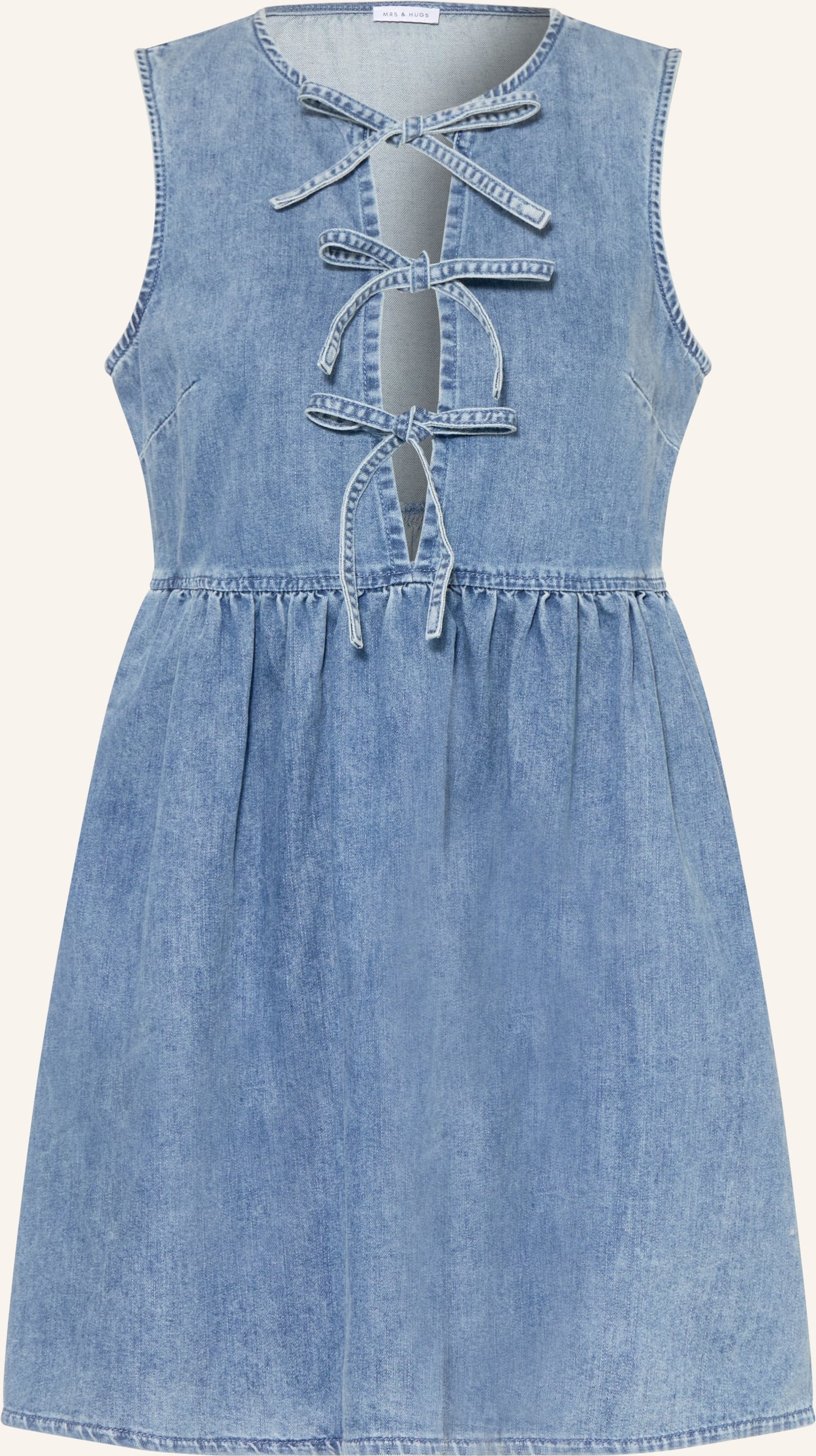 Mrs & Hugs Jeanskleid blau
