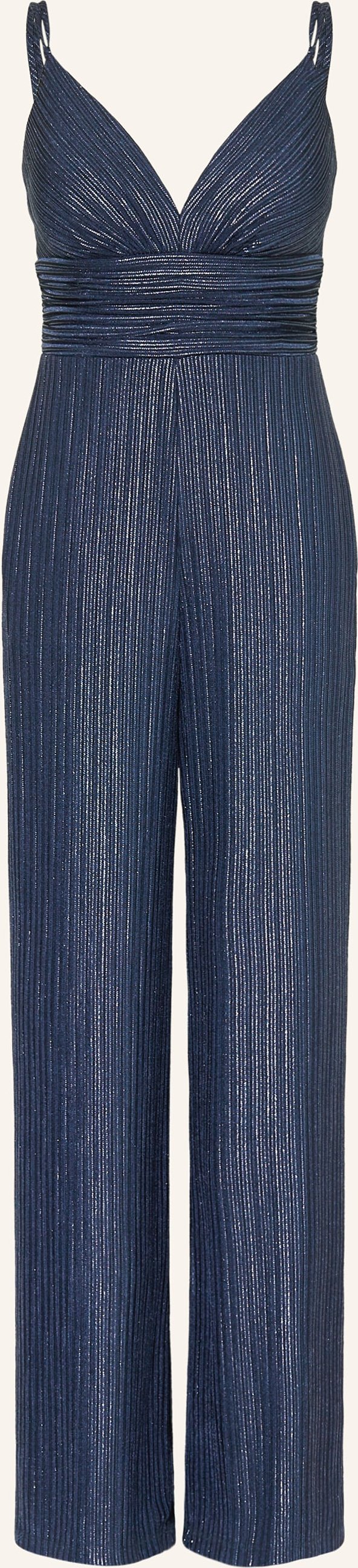 Vm Vera Mont Jumpsuit Mit Glitzergarn blau