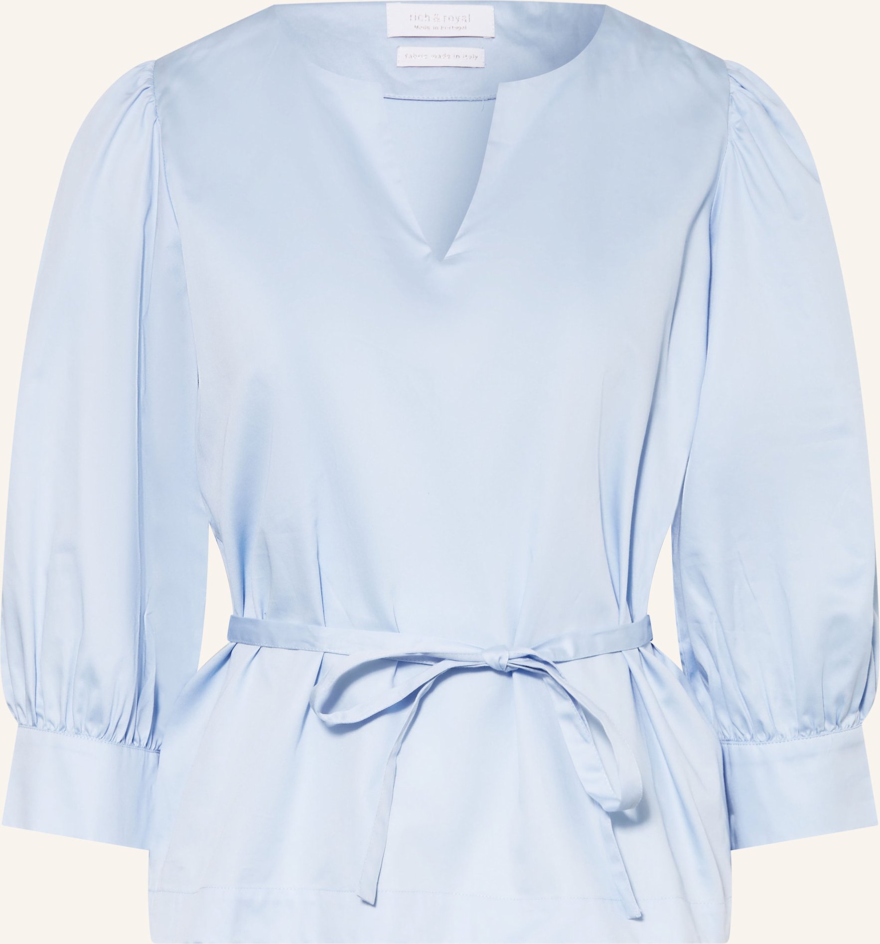 Rich & Royal Blusenshirt Mit 3/4-Arm blau