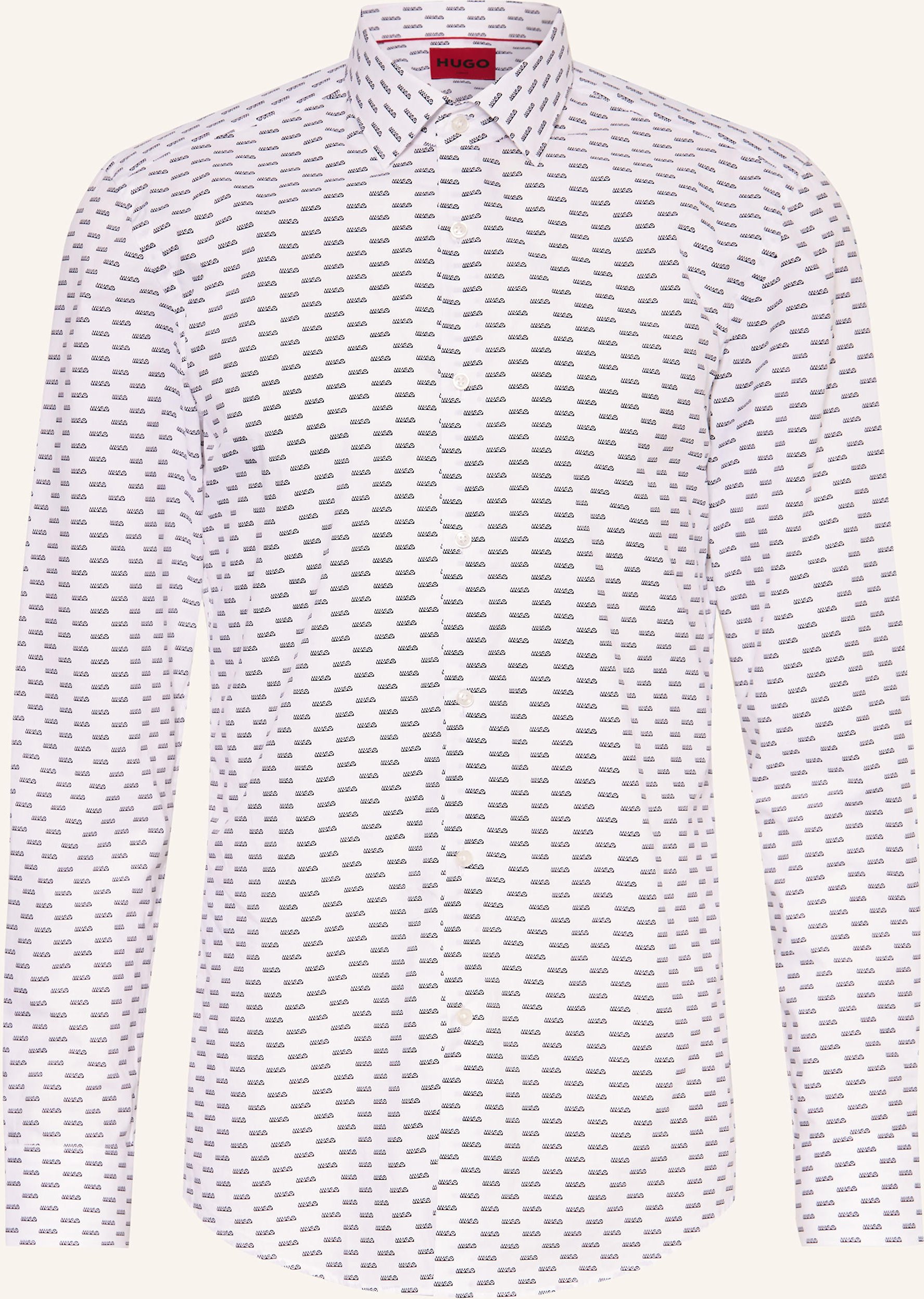Hugo Hemd Kenno Slim Fit weiss