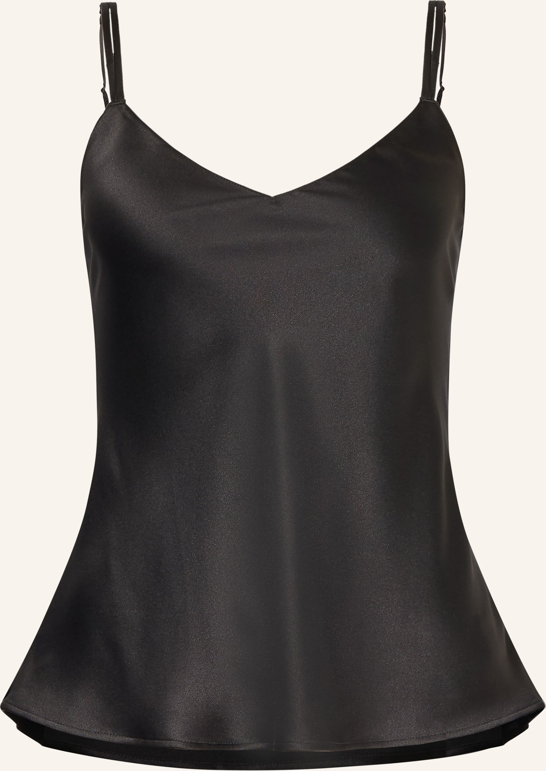 Calvin Klein Schlaftop Aus Satin schwarz