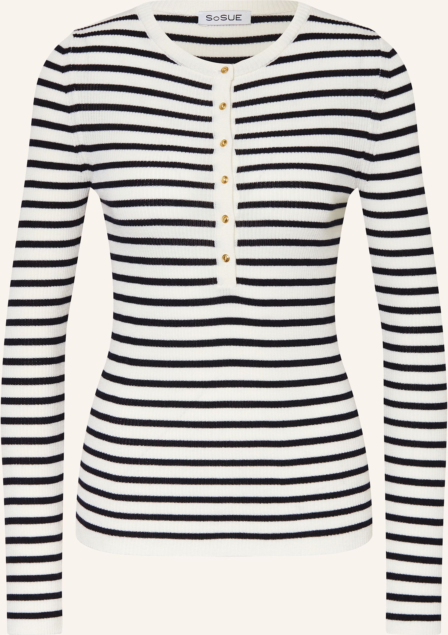 Sosue Pullover Aus Merinowolle blau