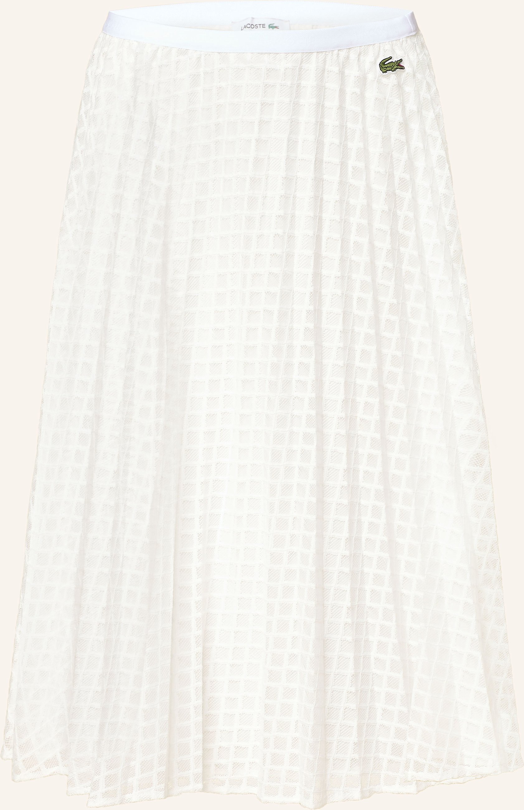 Lacoste Faltenrock weiss