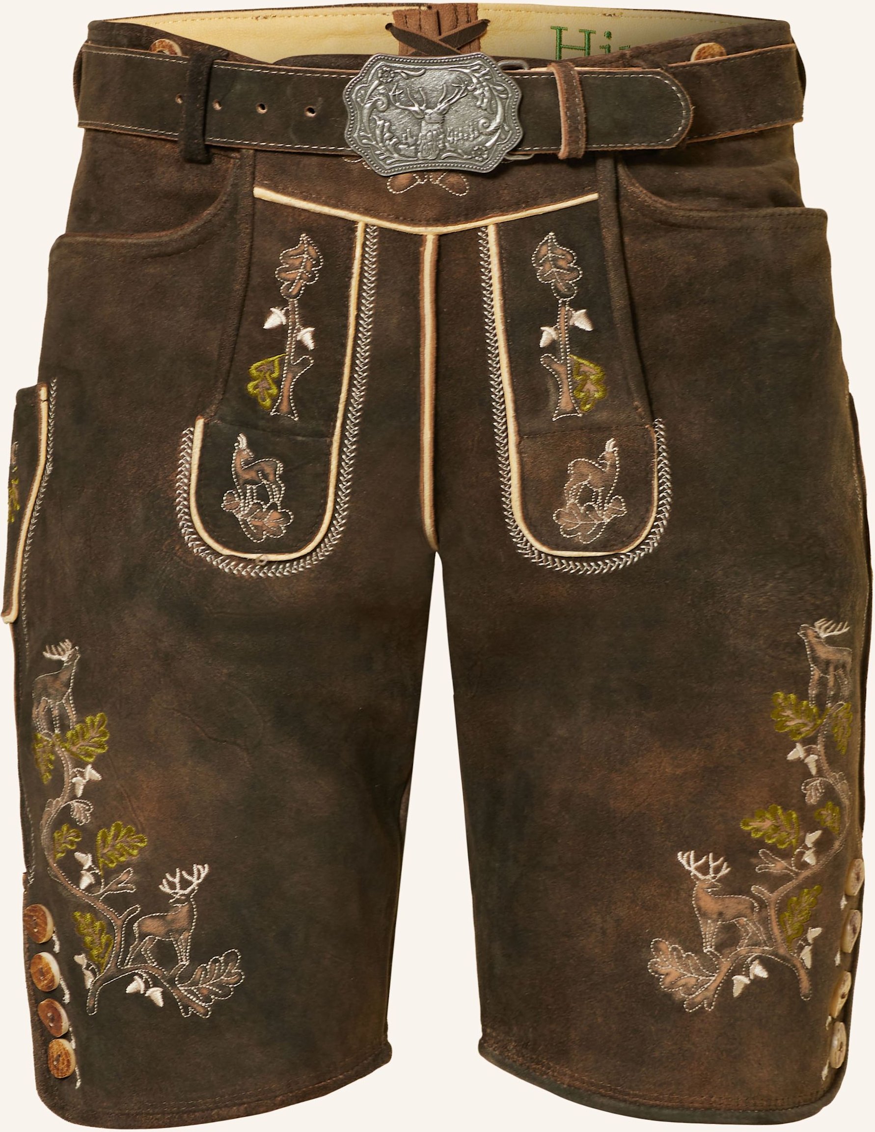 Hirscher Trachten-Lederhose Traunstein braun